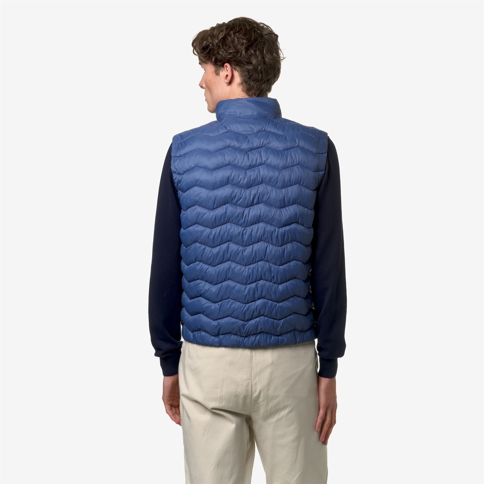 k-way-valen-quilted-warm-gilet-veste-homme-blue-fiord image 3