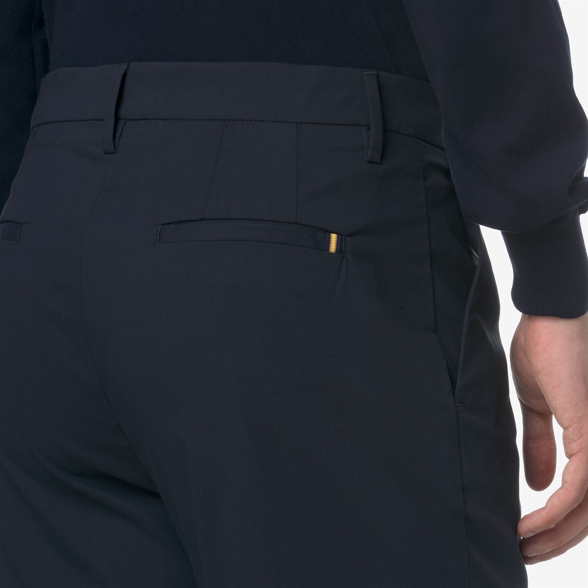 k-way-severe-twill-tech-short-chino-homme-blue-depth image 4
