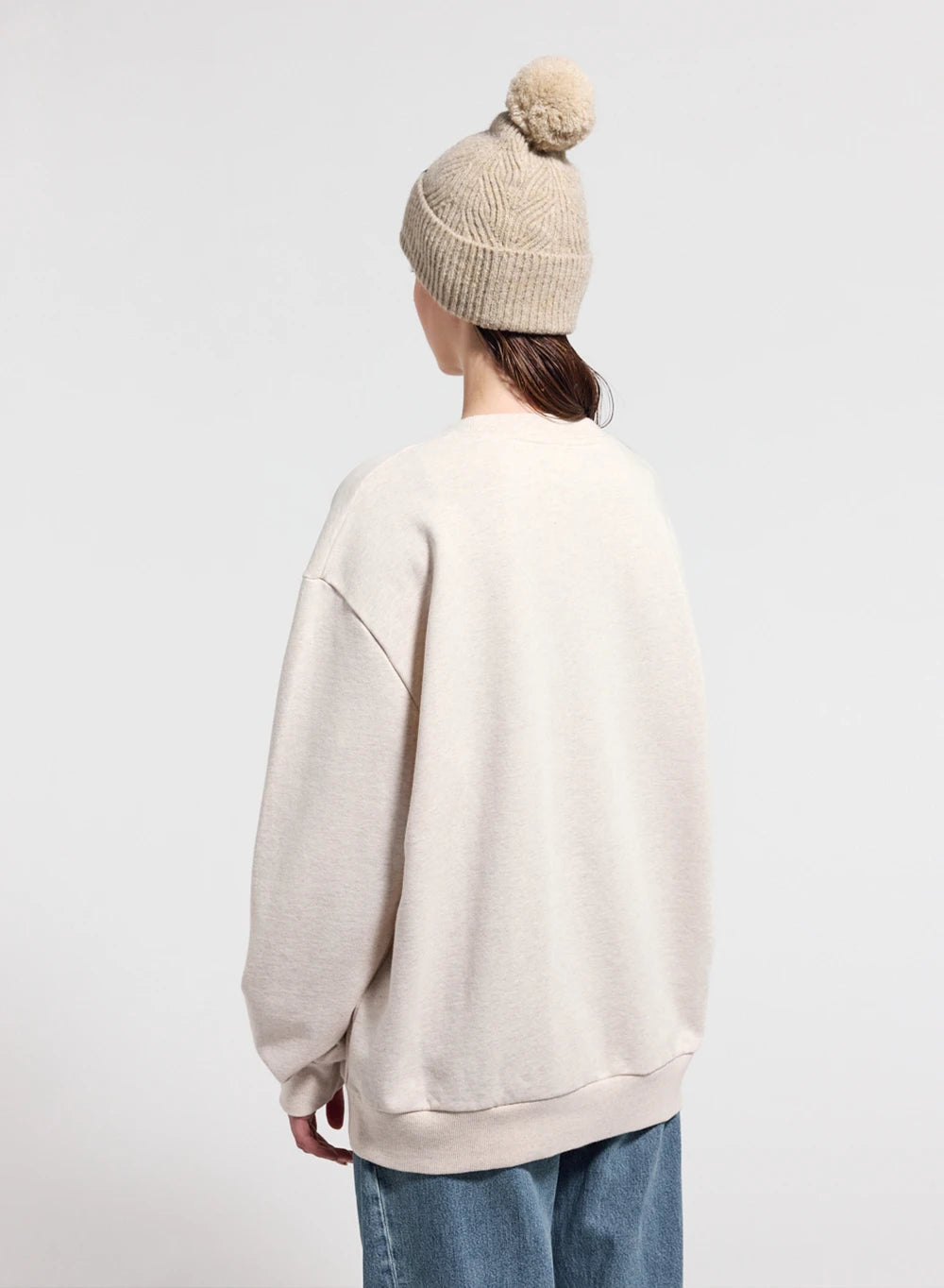 pyrenex-phase-sweat-col-rond-unisexe-en-coton-bio-cr-me image 4