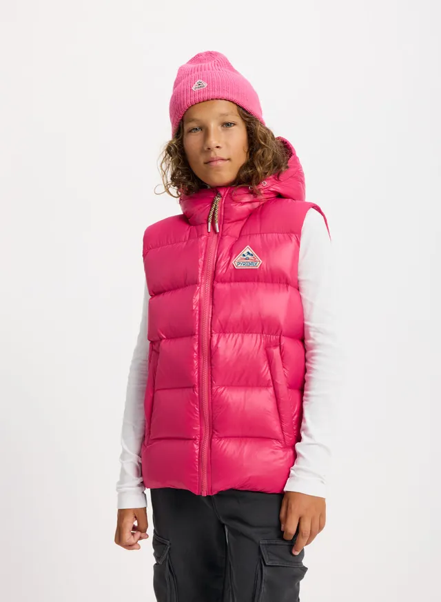 pyrenex-doudoune-sans-manches-enfant-john-fuchsia image 1