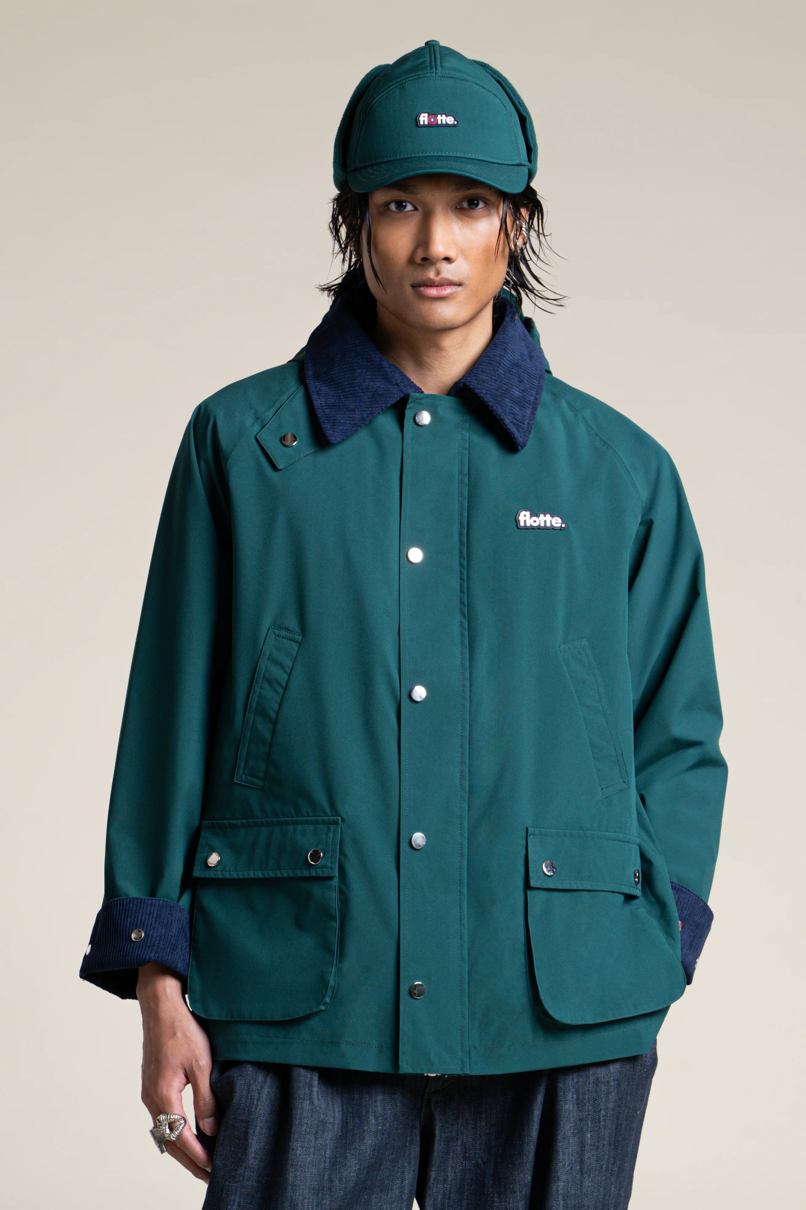 flotte-archives-veste-imperm-able-style-chasse-bicolore image 7