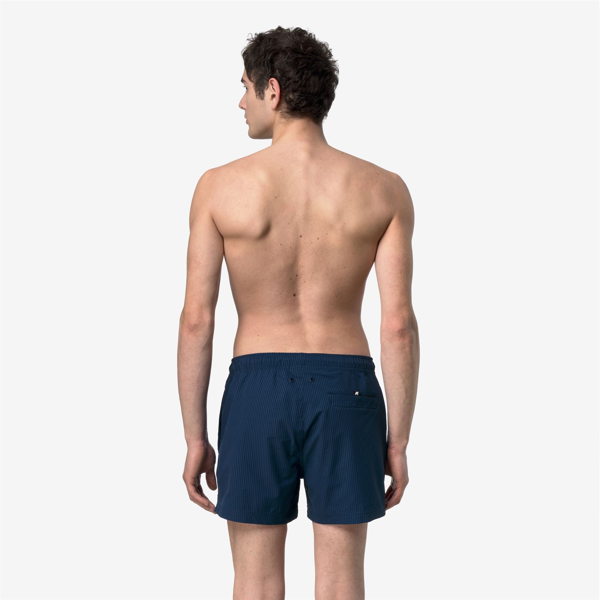 k-way-hazel-mid-stripes-beach-maillot-bain-homme-blue-insignia-blue-depth image 3