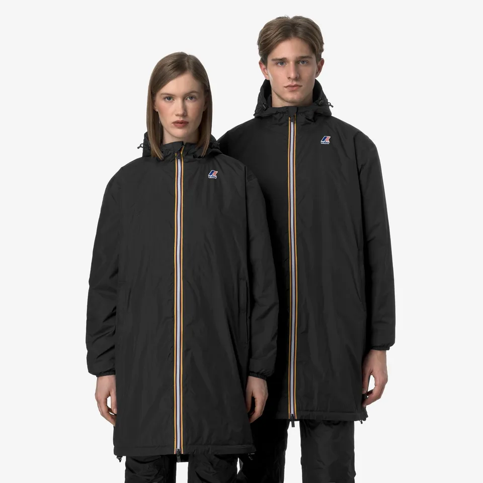 k-way-le-vrai-4-0-eiffel-east-warm-veste-longue-3-4-unisexe-black-pure image 1