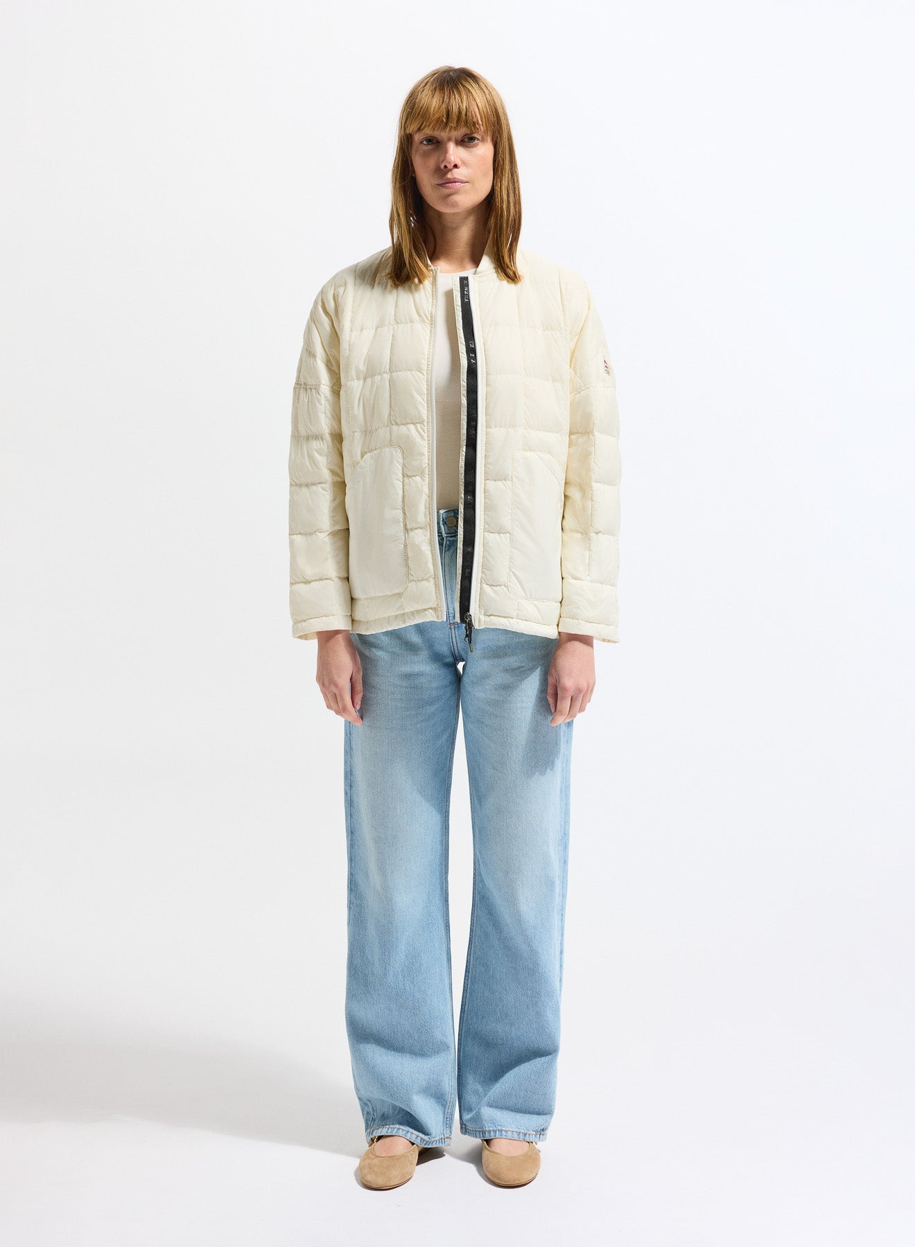 pyrenex-gypse-doudoune-l-g-re-femme-blanche-petit-bomber image 2