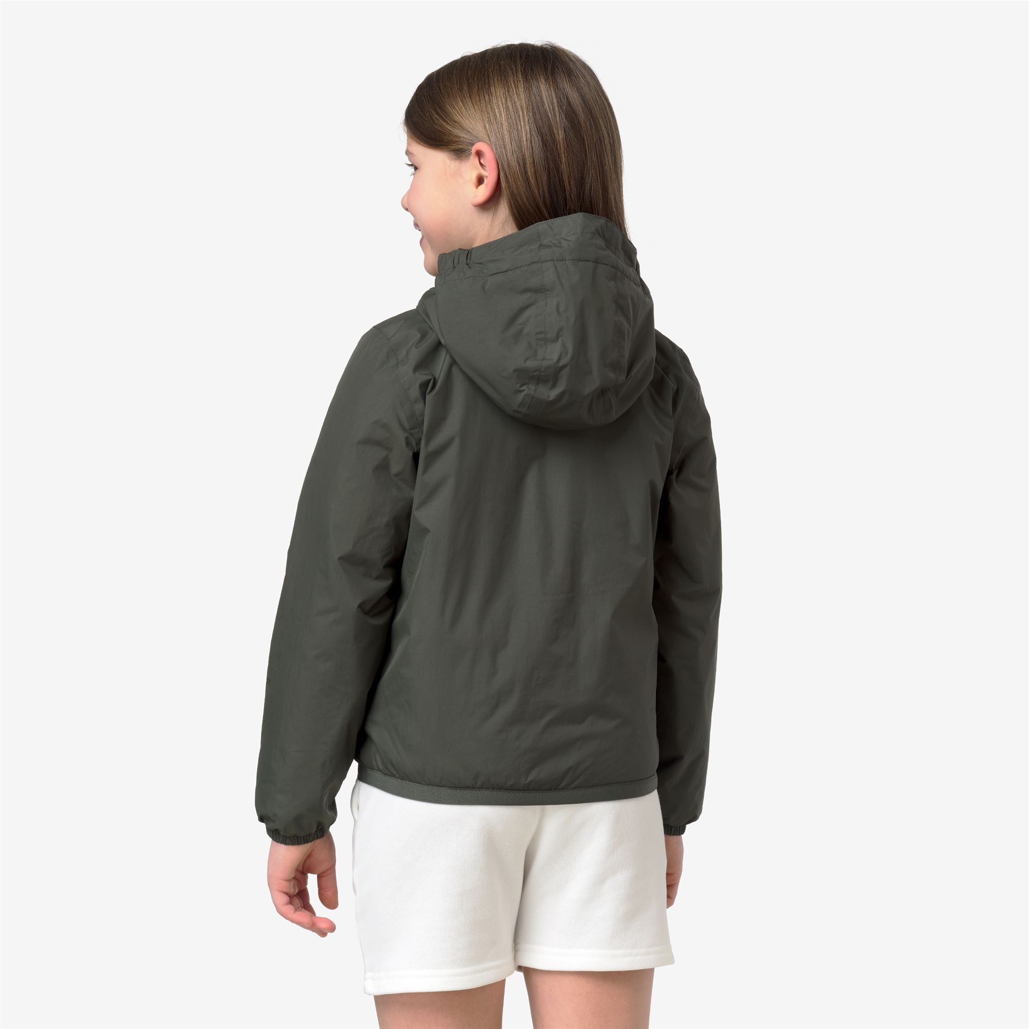 k-way-p-le-vrai-4-0-claude-warm-veste-milieu-enfant-unisexe-green-blackish image 3
