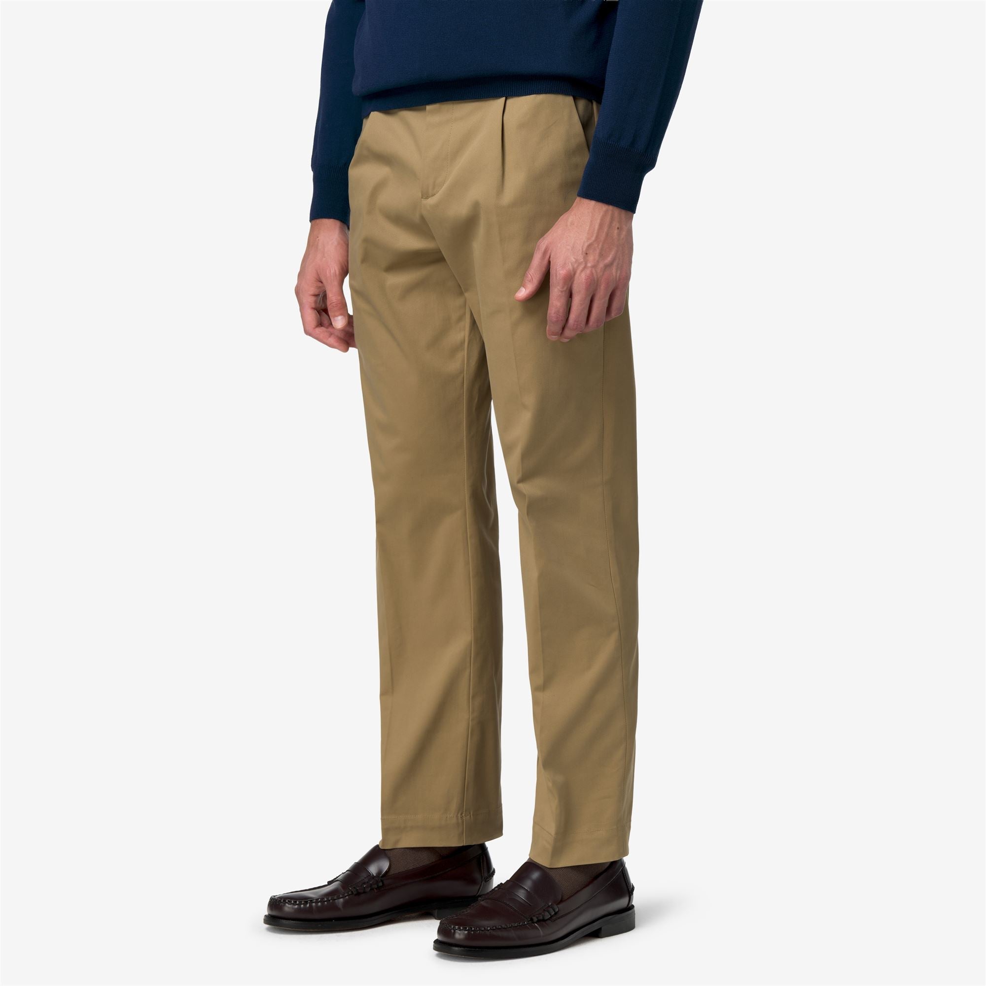 k-way-ralph-twill-tech-peach-pantalon-chino-homme-beige-khaki image 2
