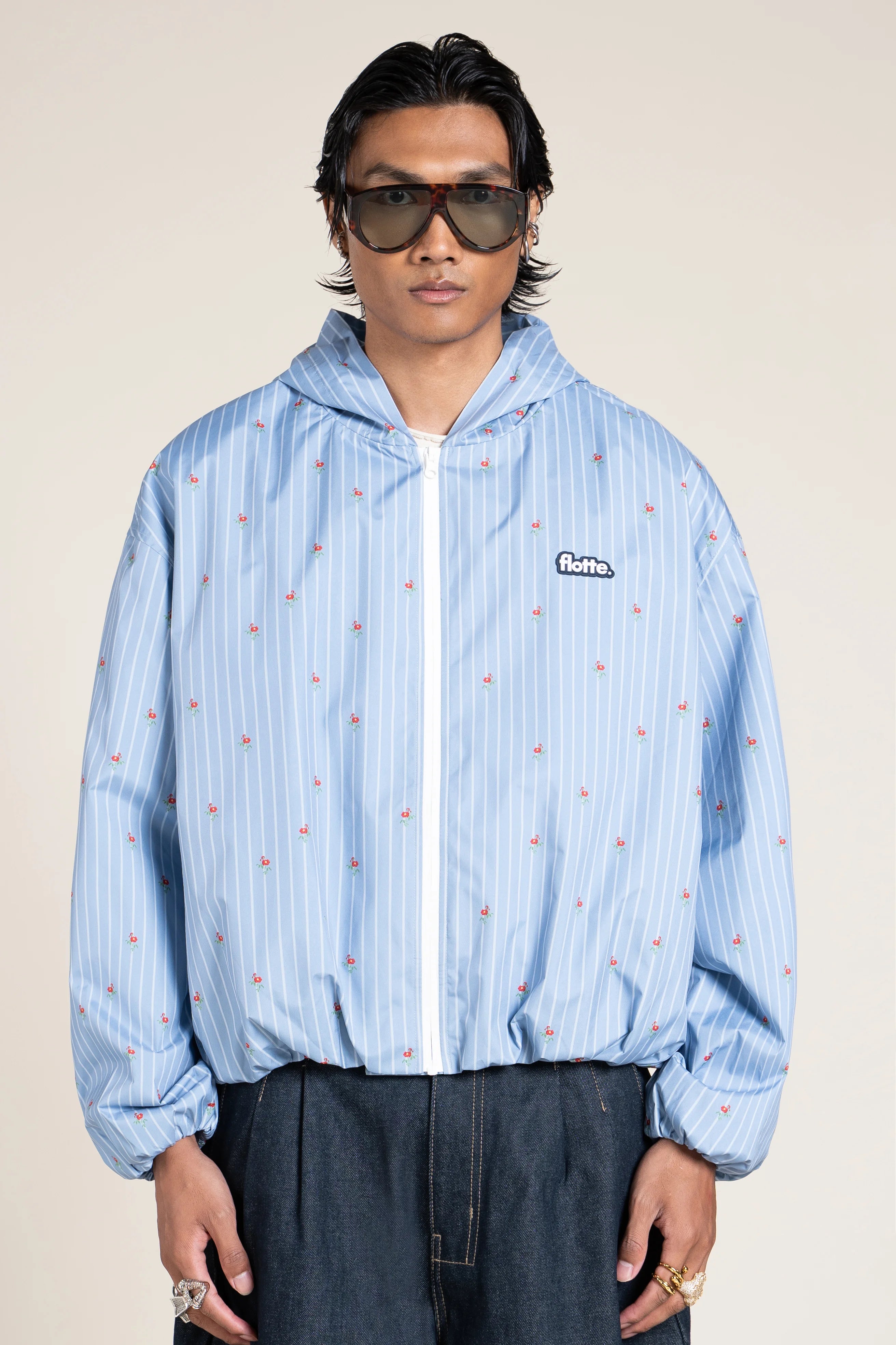 flotte-darius-bomber-imperm-able-oversize-capuche-bleu image 5