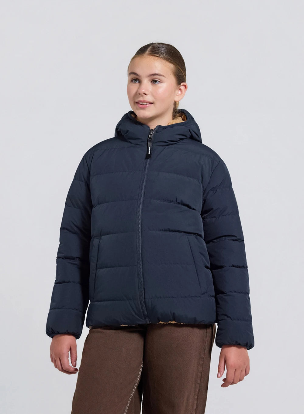 pyrenex-keylinn-doudoune-r-versible-enfant-bleu-marine-sherpa image 2
