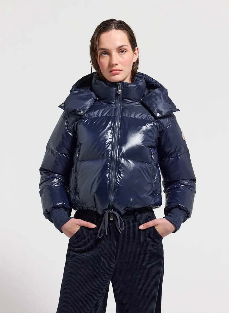 pyrenex-altic-doudoune-courte-femme-bleu-marine image 1