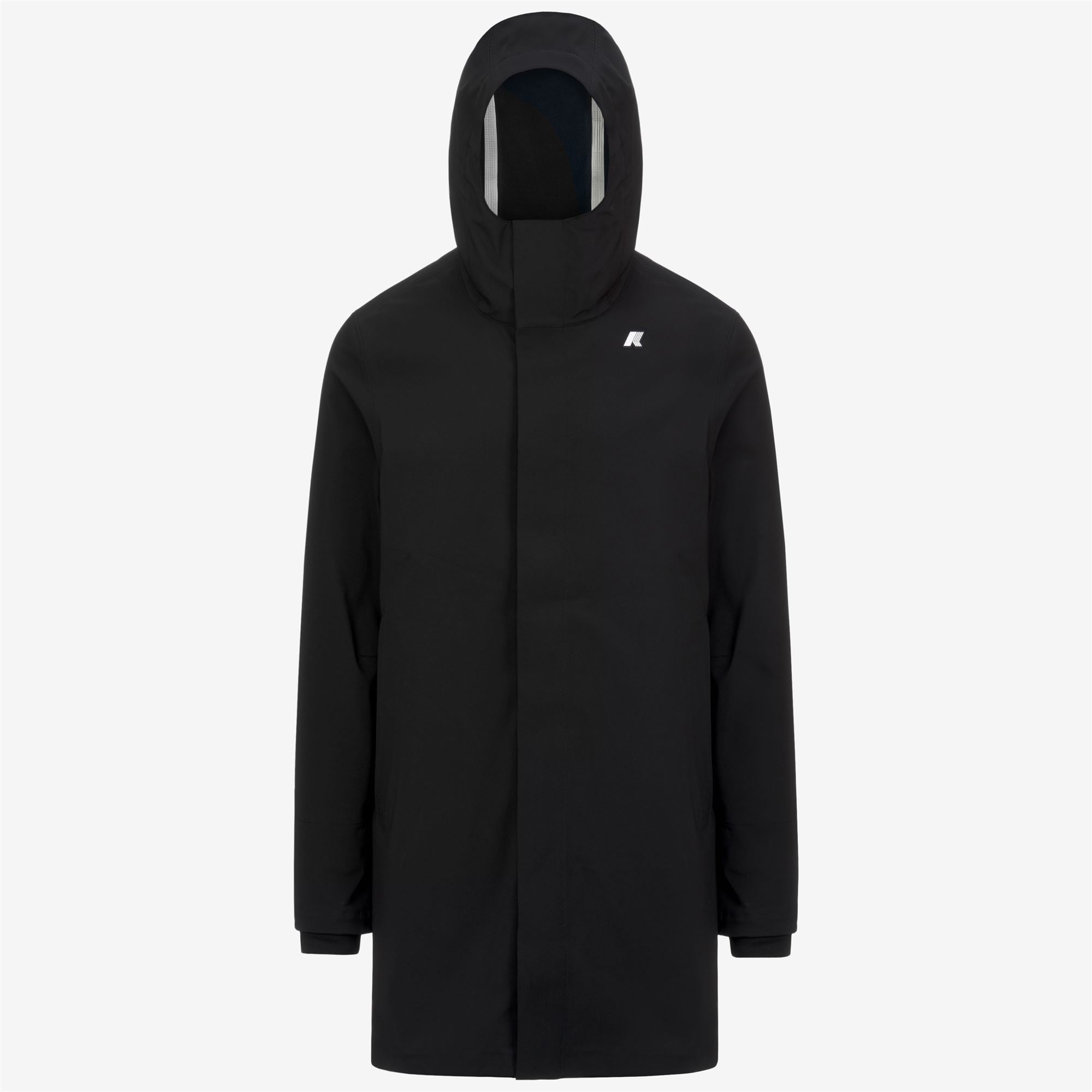 k-way-thomas-bonded-veste-longue-homme-black-blue-depth image 5