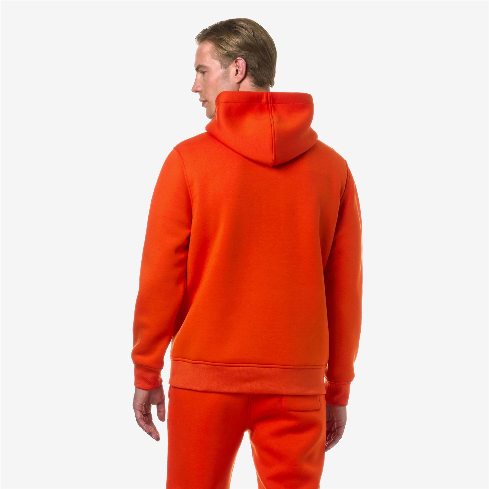 k-way-bernie-spacer-polaire-pull-over-homme-orange-pumpkin image 3