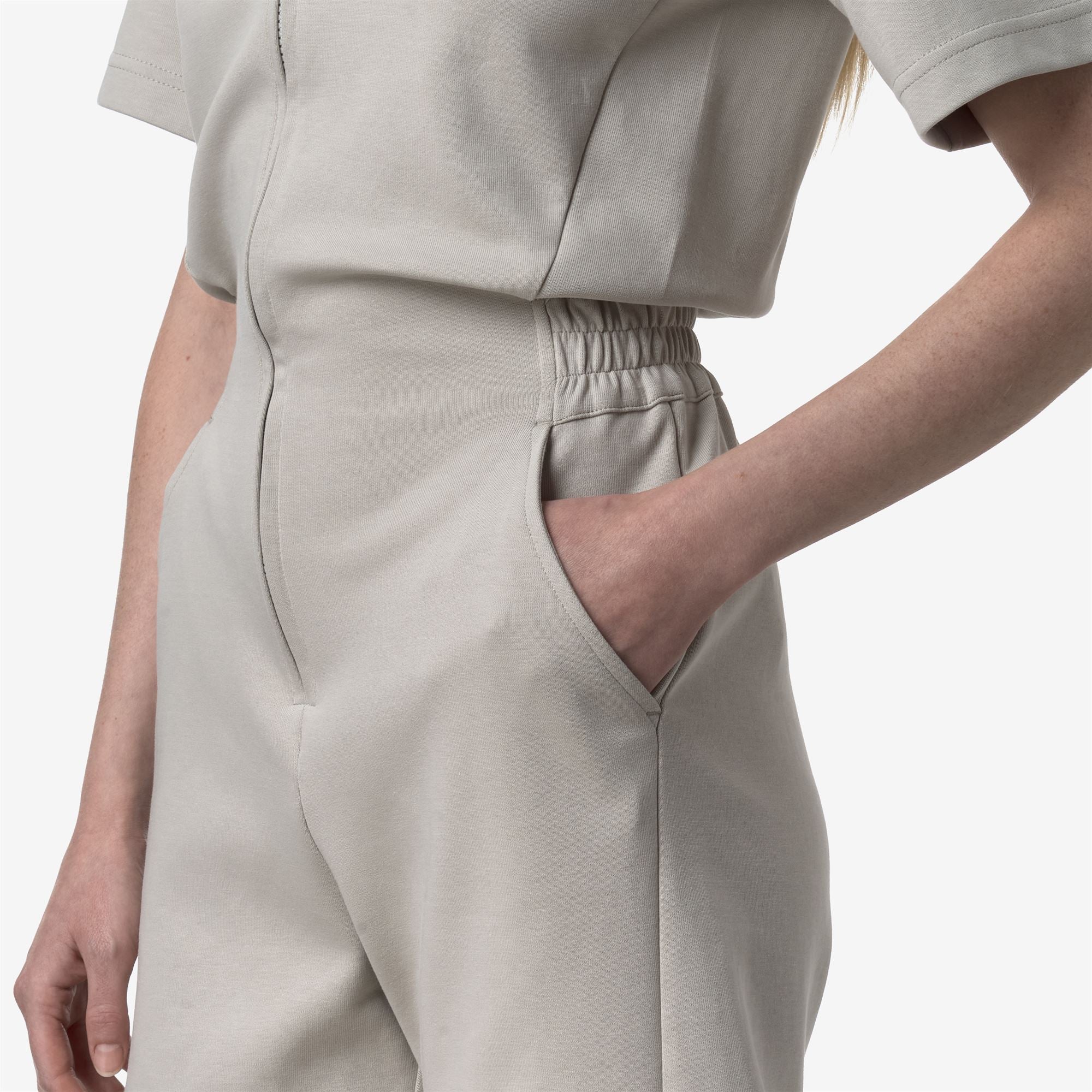 k-way-odet-interlock-surv-tement-femme-beige-lt image 4
