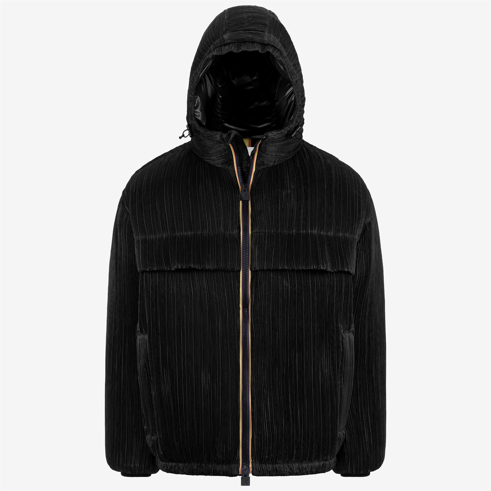 k-way-claudeny-plisse-thermo-heavy-doudoune-courte-homme-black-pirate image 5