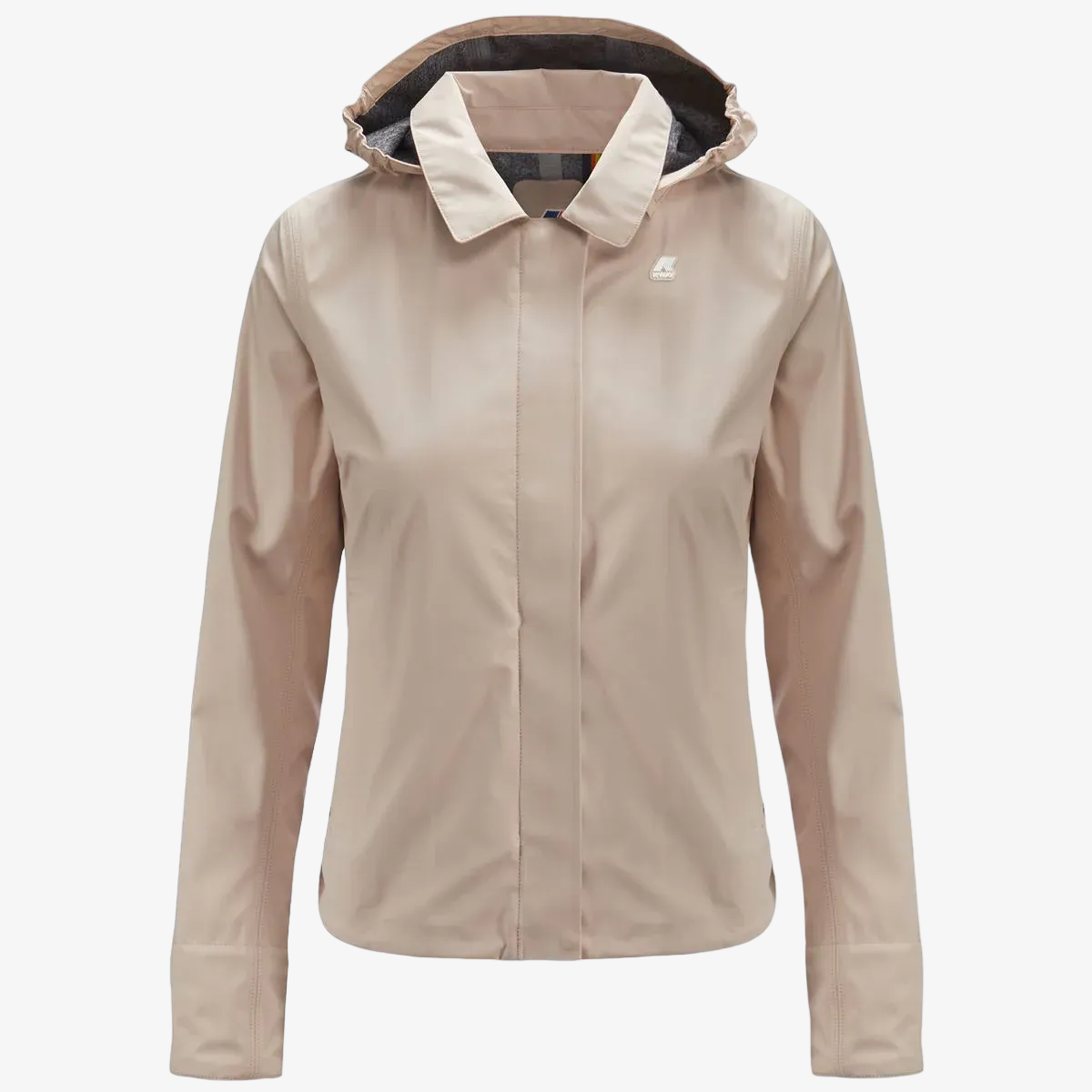 k-way-lilla-bonded-jersey-veste-courte-femme-beige-lt image 1