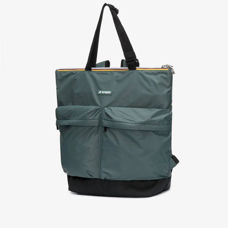 k-way-noam-sac-shopping-unisexe-green-balsam image 1