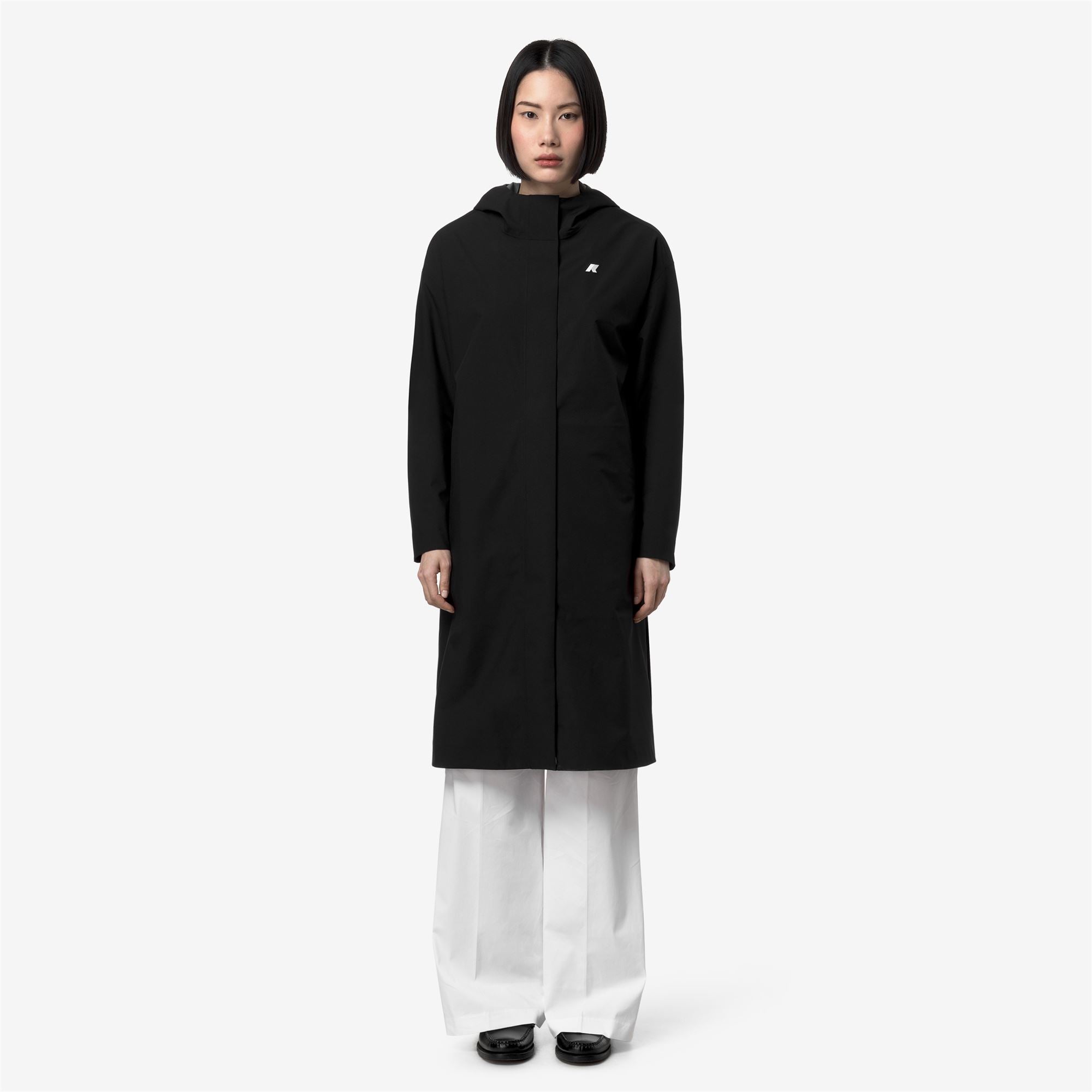 k-way-tigrit-stretch-2l-manteau-long-femme-black-pure image 1