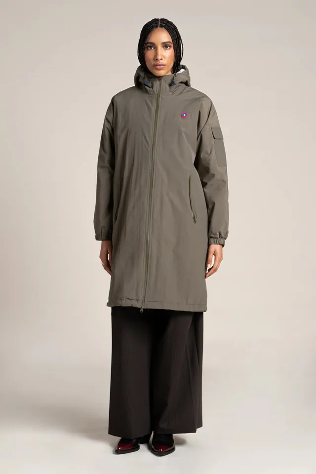 flotte-turenne-parka-longue-doubl-e-imperm-able image 1