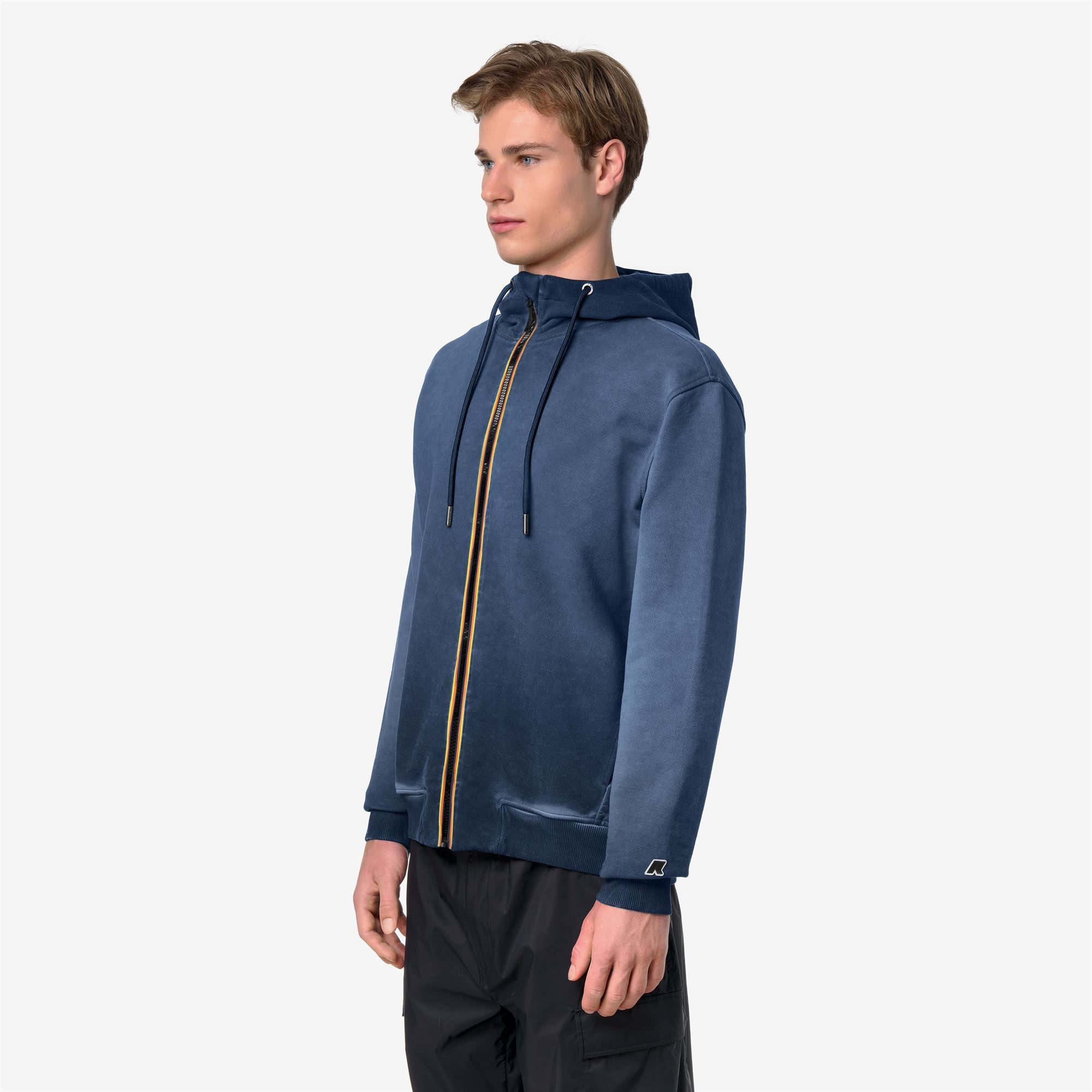 k-way-rainer-lf-sweat-capuche-homme-blue-insignia image 2