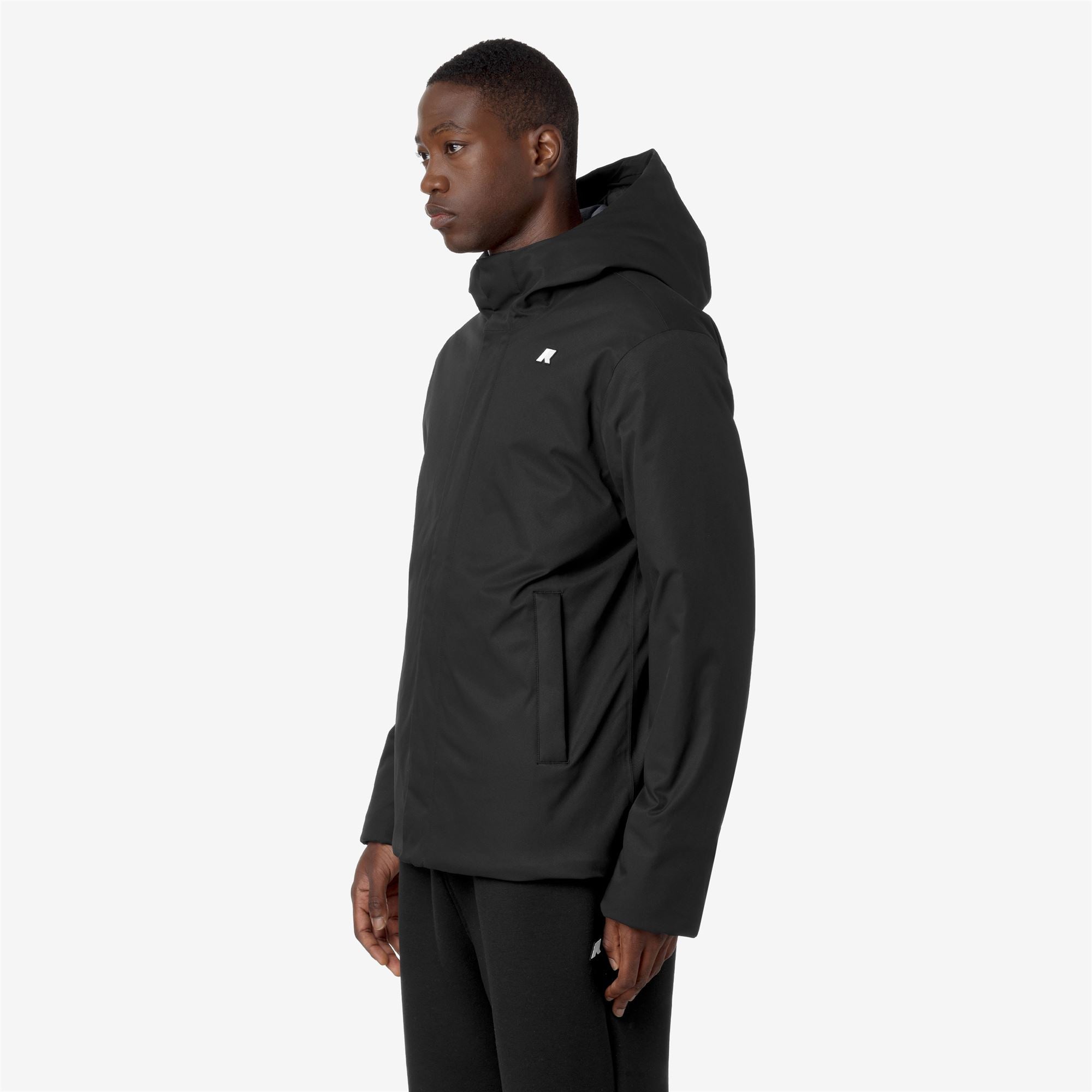k-way-jacko-twill-marmotta-veste-courte-homme-black-p-blue-a image 2