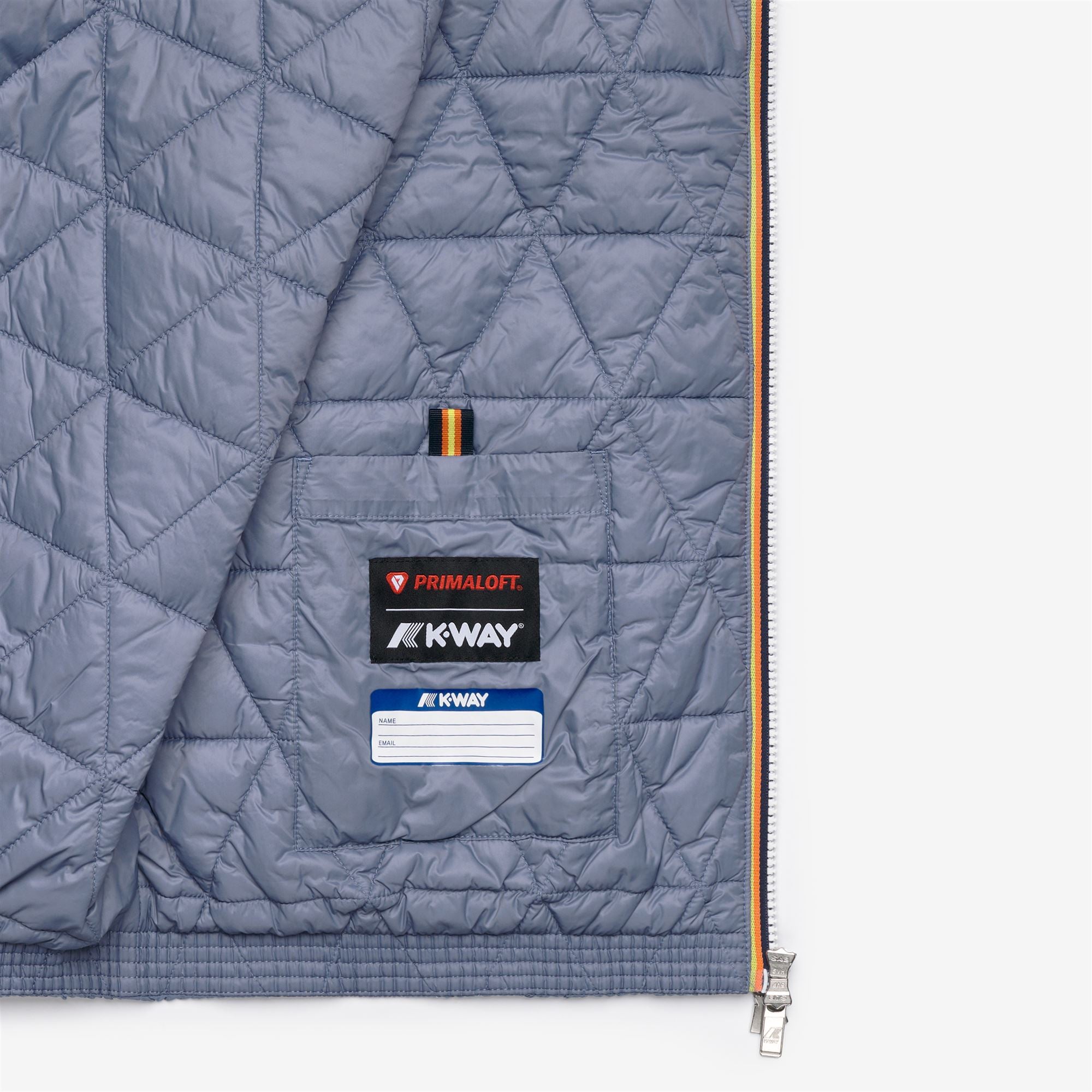 k-way-valen-plain-warm-gilet-homme-blue-wild image 6
