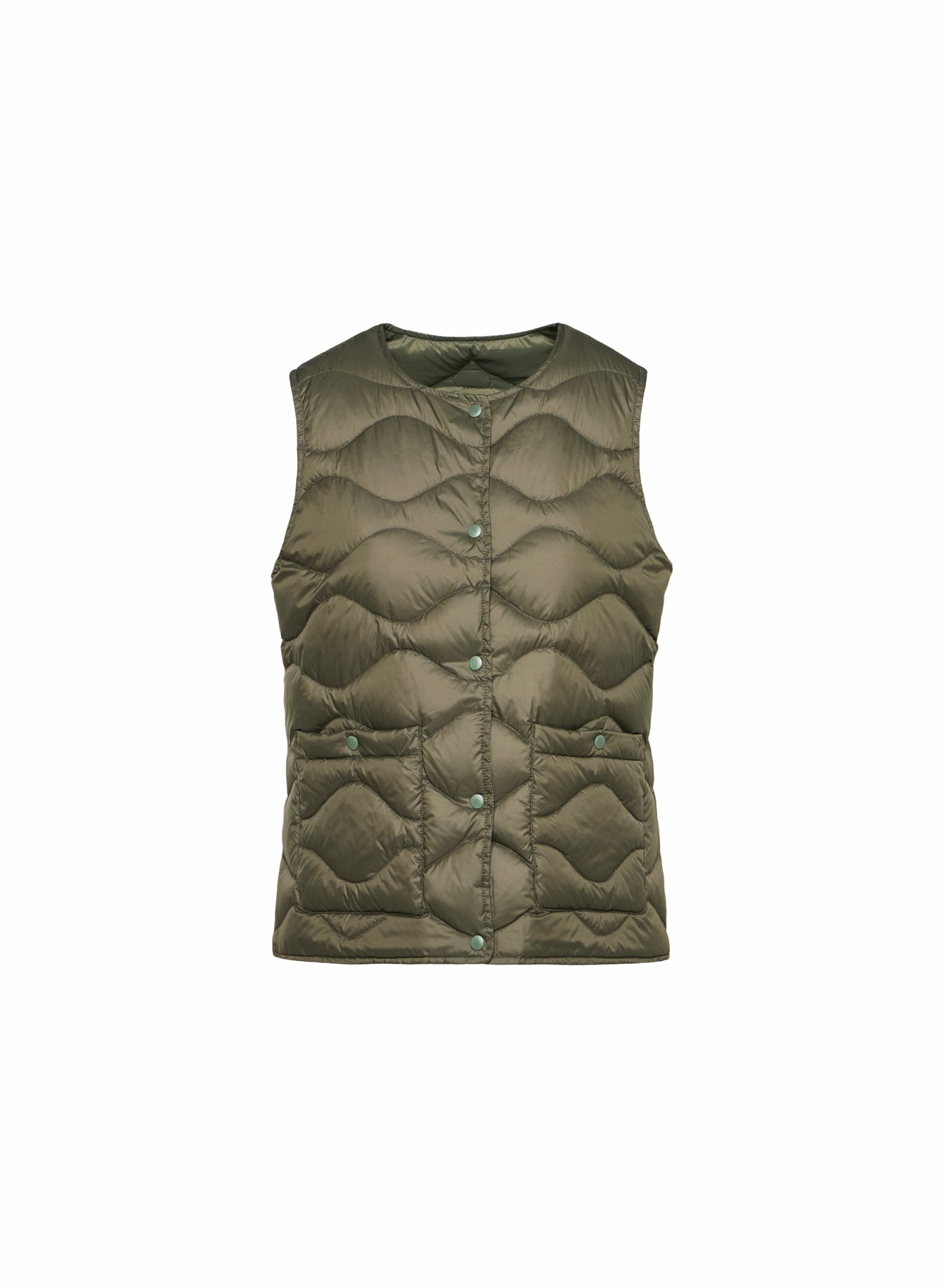 gilet-doudoune-ultra-l-g-re-femme-pyrenex-orite-vest-kaki image 4