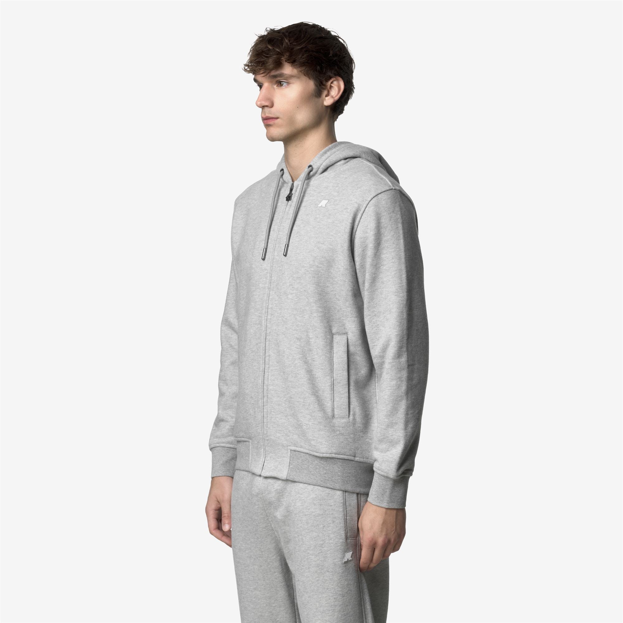 k-way-anthony-heavy-fleece-veste-polaire-homme-grey-mel image 2
