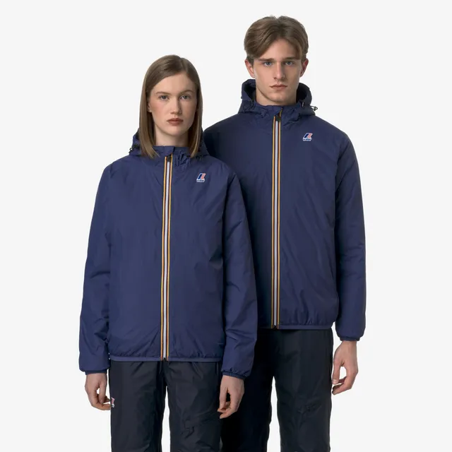 k-way-le-vrai-4-0-claude-warm-veste-mi-longue-unisexe-blue-deep-cobalt image 1