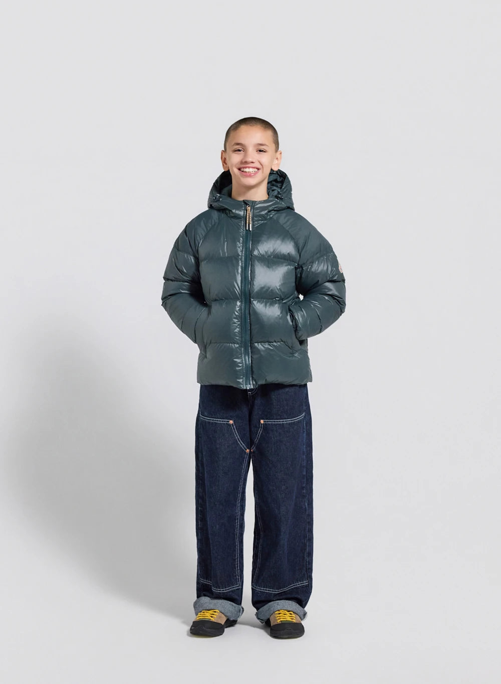 doudoune-capuche-enfant-pyrenex-sten-vert-fonc image 3
