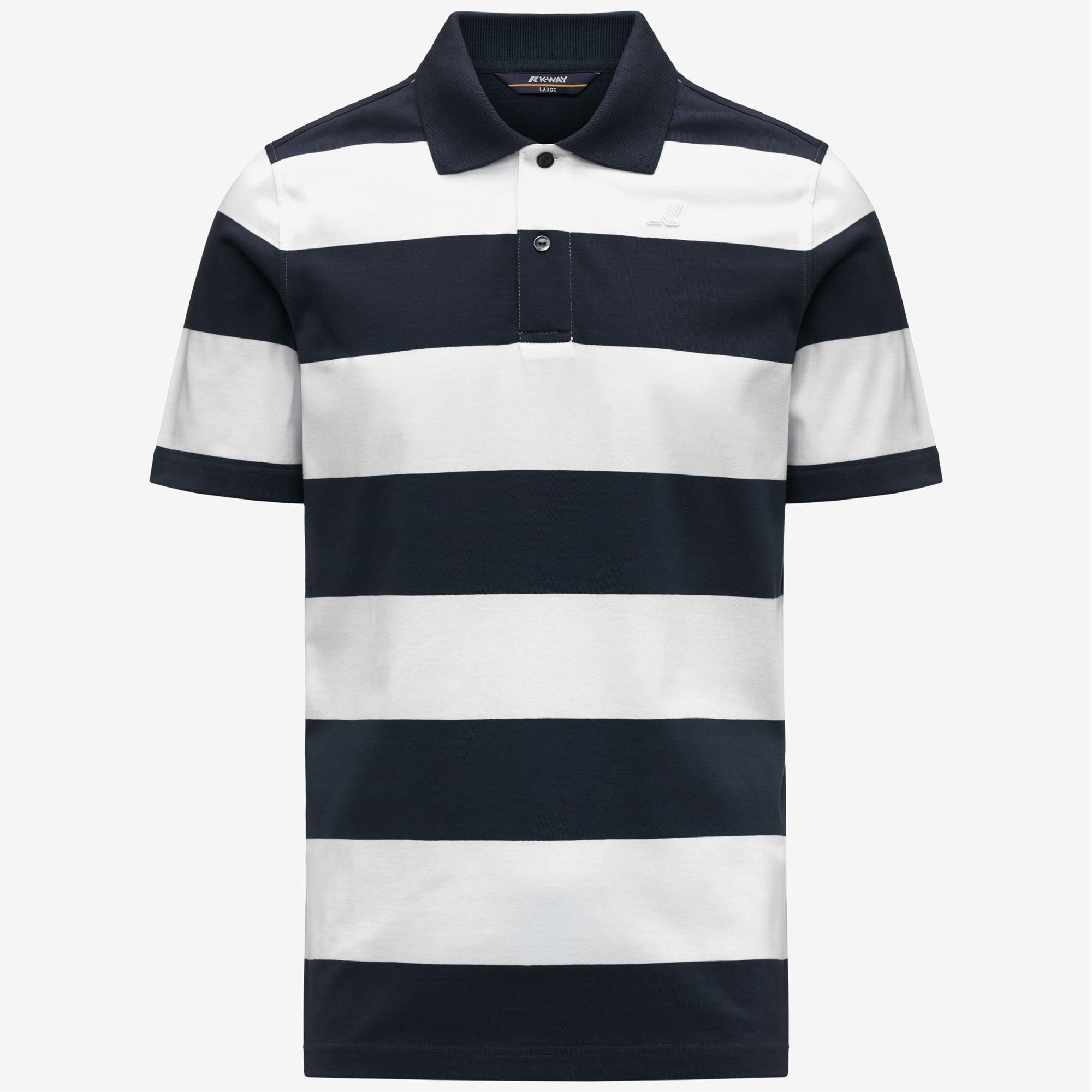 k-way-layo-mid-polo-homme-white-blue-depth image 5