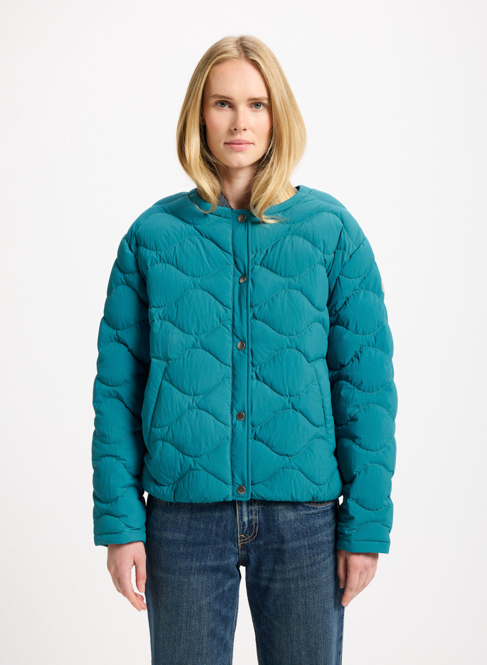 pyrenex-nacre-doudoune-l-g-re-femme-turquoise image 1