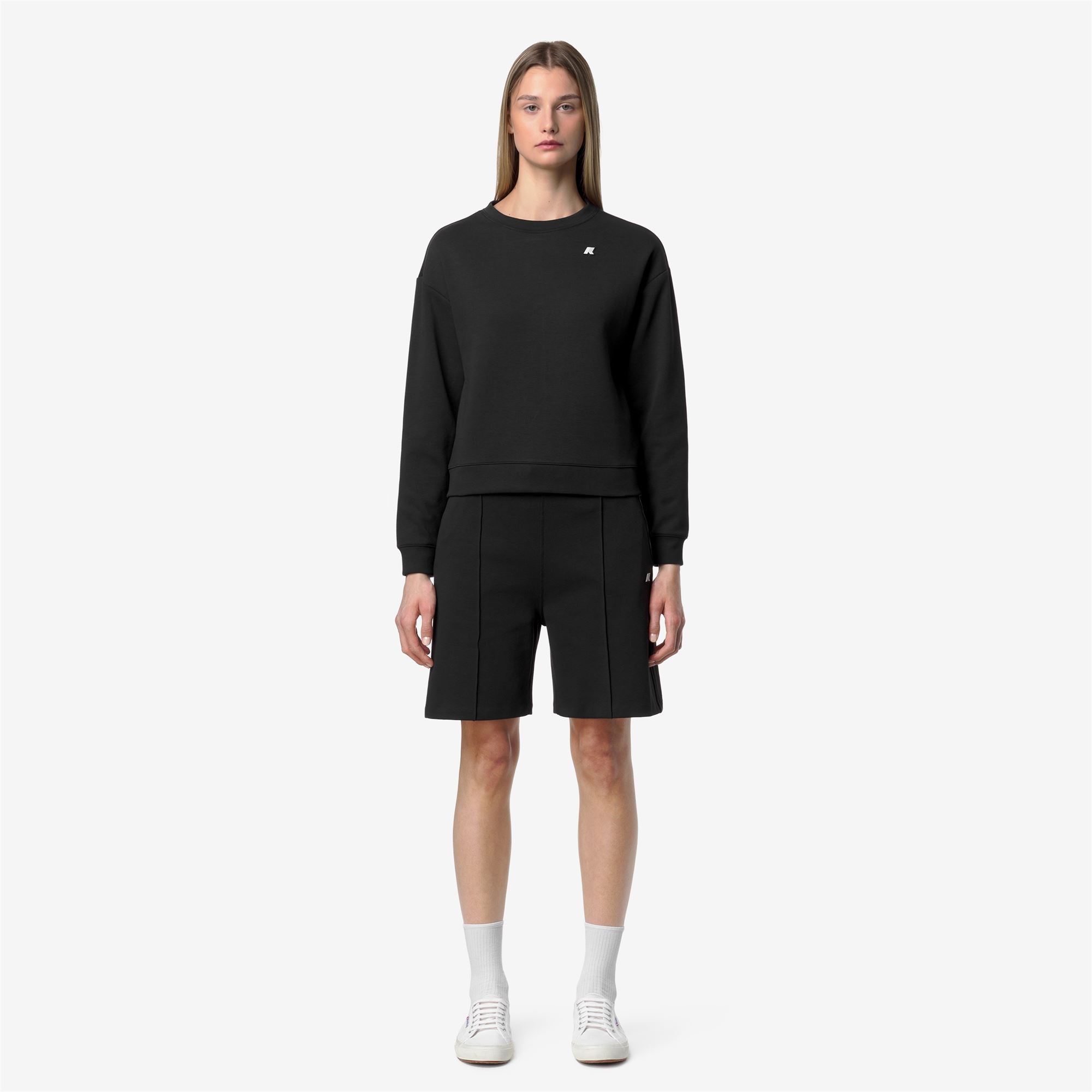 k-way-lavigne-interlock-short-de-sport-femme-black-pure image 1