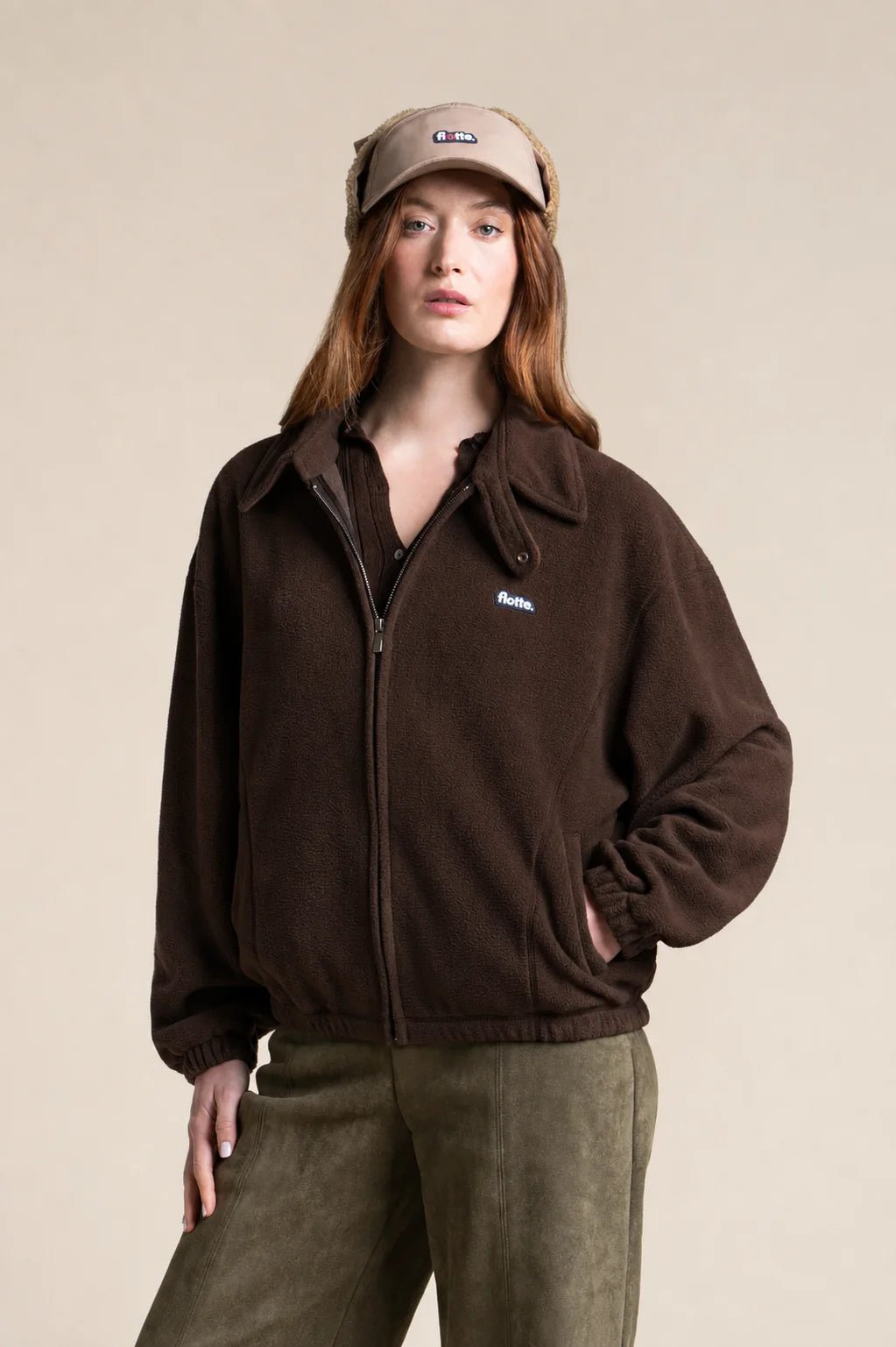 flotte-saint-maur-veste-polaire-recycl-e-col-polo image 1