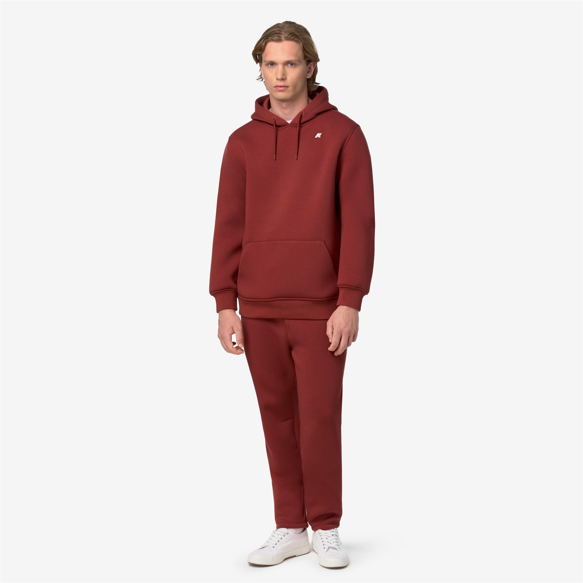 k-way-bernie-spacer-pull-over-polaire-homme-red-dk-chili image 4