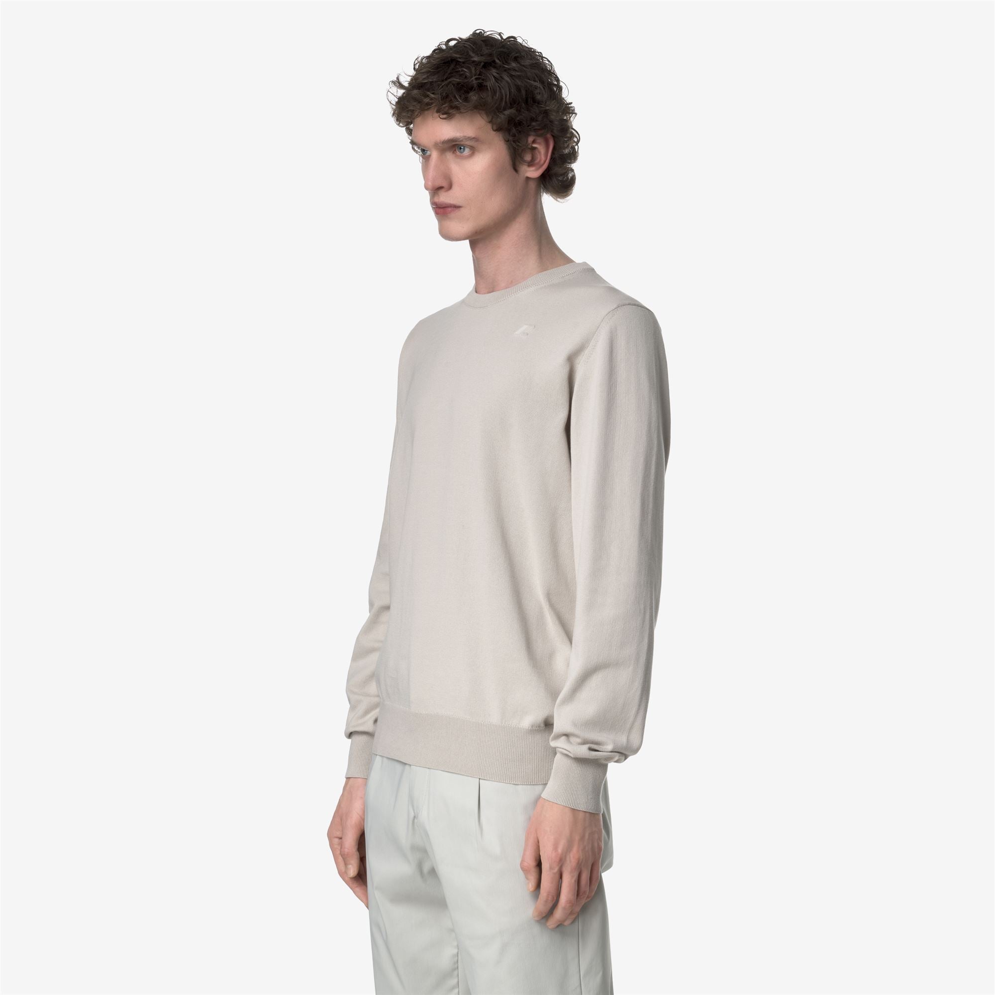 k-way-sebastien-cotton-ps-pull-over-homme-beige-lt image 2