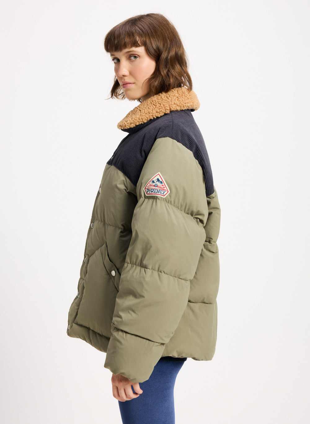 pyrenex-fiery-doudoune-hiver-aviateur-khaki-unisexe image 6