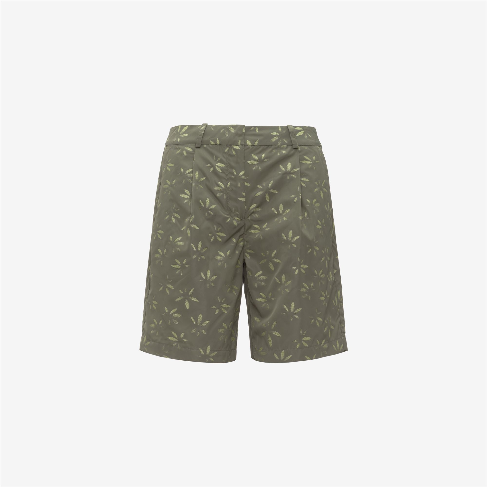 k-way-larose-emby-jacquard-short-de-sport-femme-green-lime-jacquard image 5