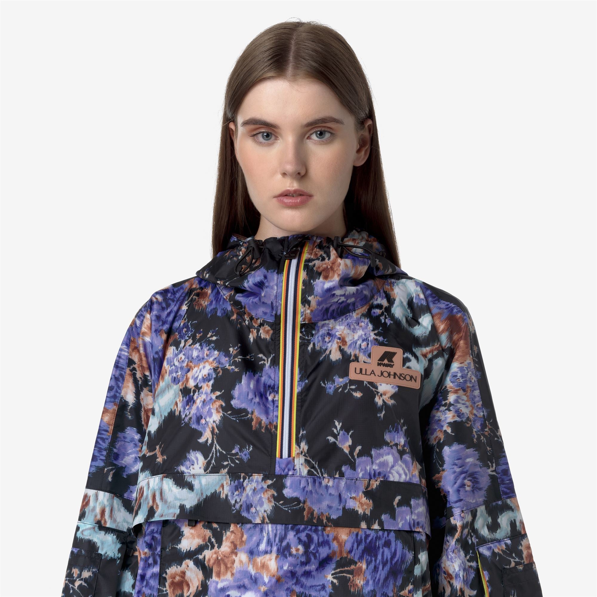 k-way-therel-graphic-uj-poncho-unisexe-cobalt image 4