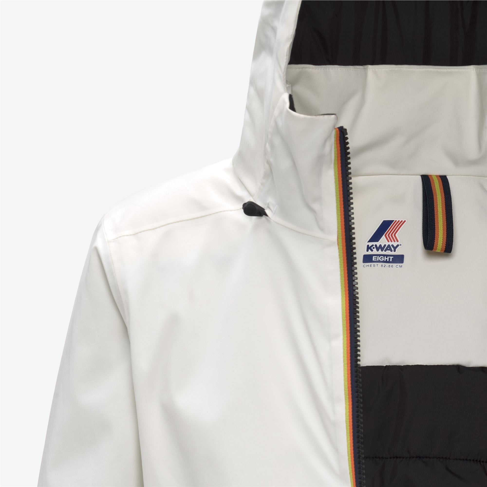 k-way-labresse-2l-twill-veste-mi-longue-femme-white-gardenia image 7