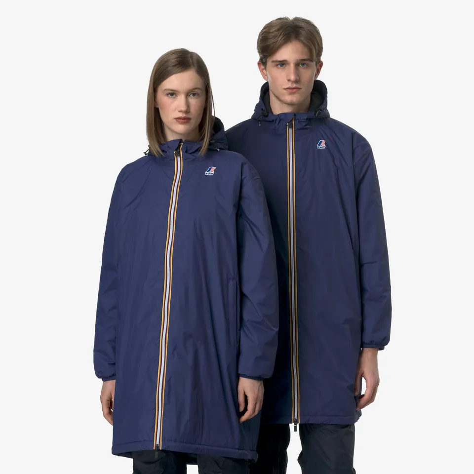 k-way-le-vrai-4-0-eiffel-east-warm-3-4-unisexe-blue-deep-cobalt image 1