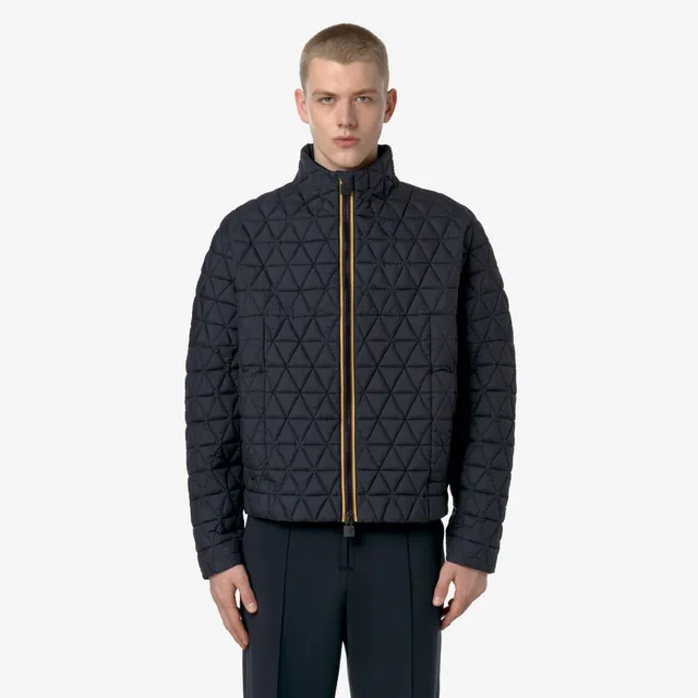 k-way-clauder-tech-thermo-light-veste-court-homme-black-ash image 1