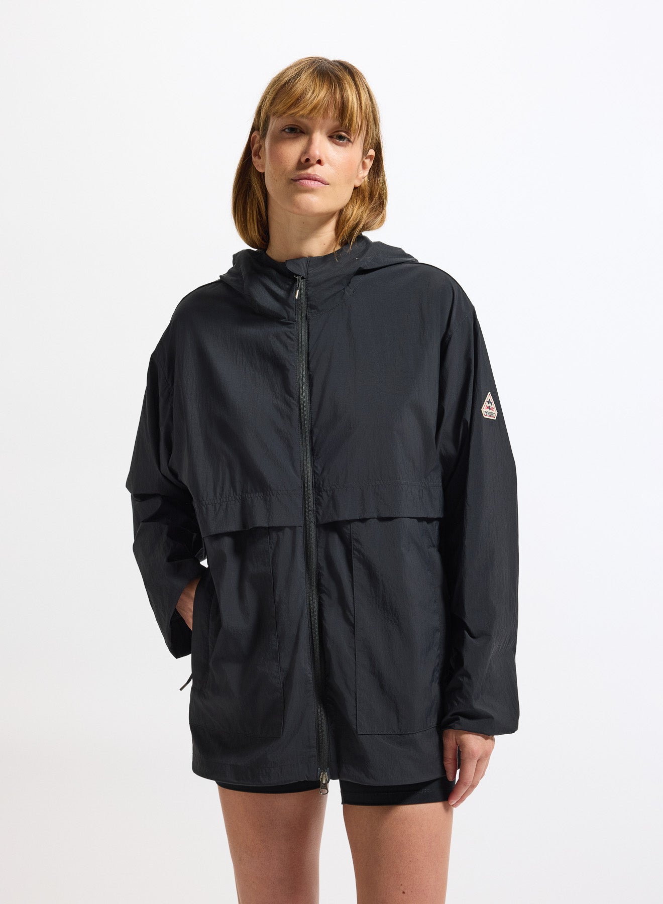pyrenex-soulere-coupe-vent-unisexe-capuche-noir image 2
