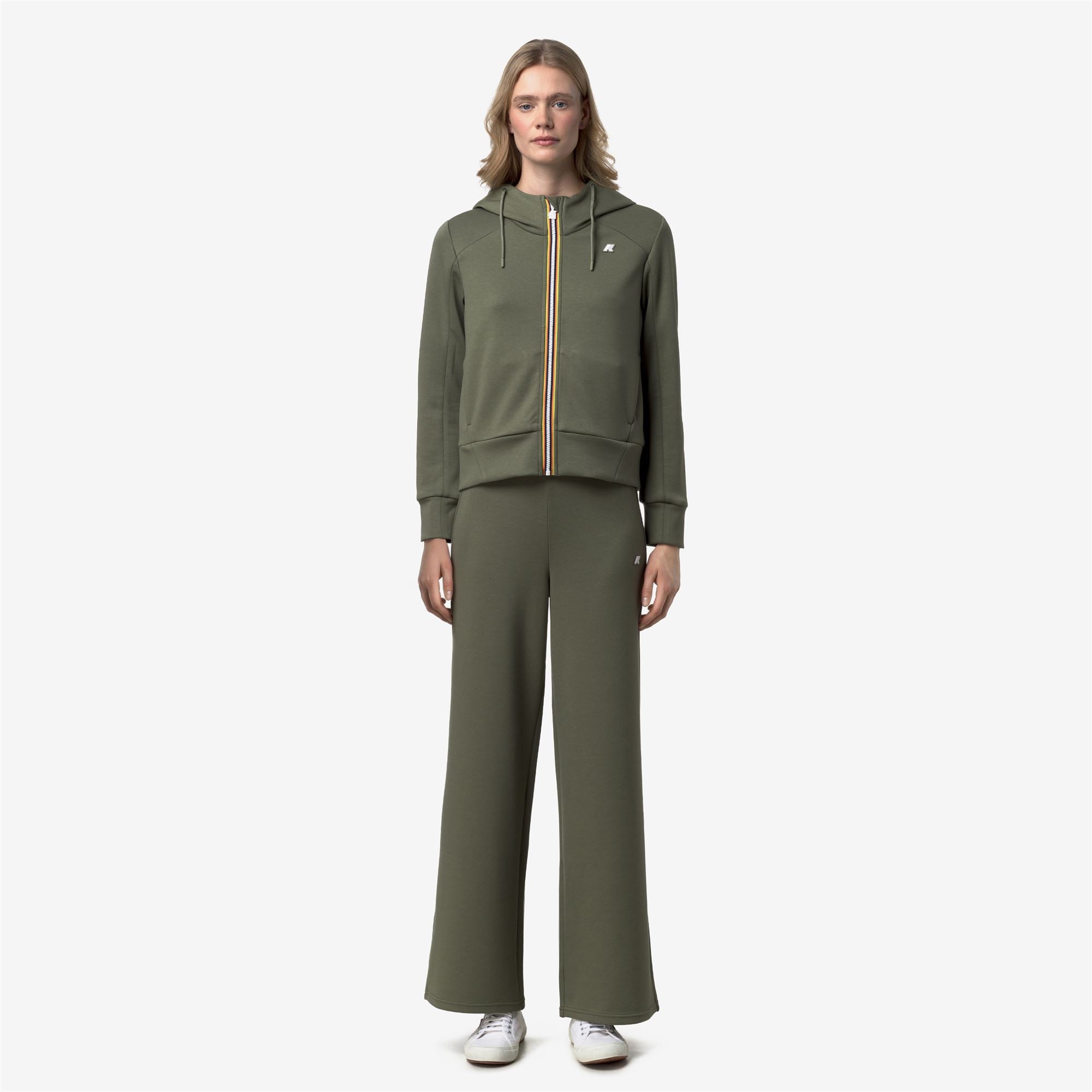 k-way-loire-light-spacer-pantalon-sport-femme-green-lichen image 2
