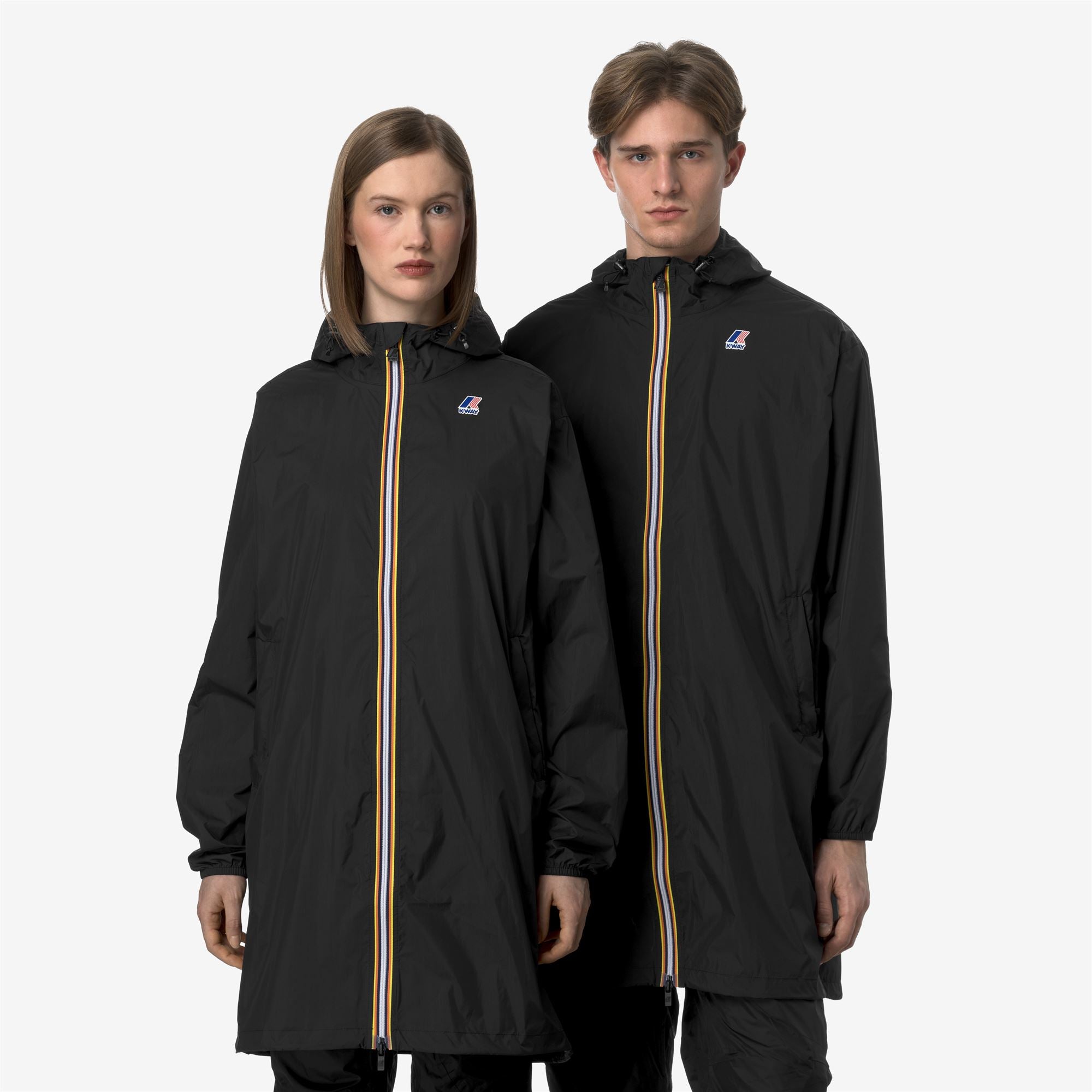 k-way-le-vrai-4-0-eiffel-east-manteau-de-pluie-long-unisexe-black-pure image 1