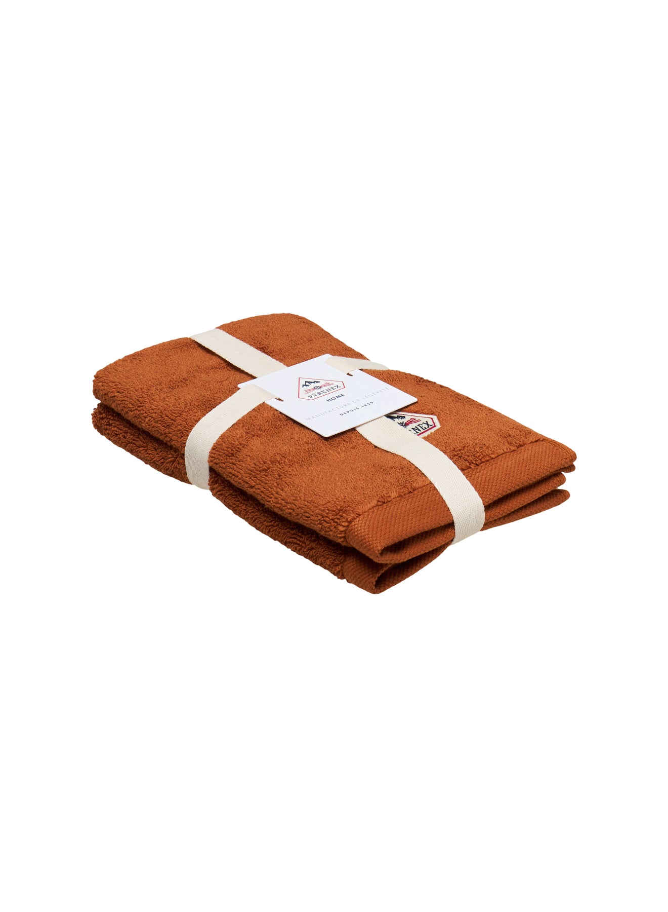 hana-terracotta-set-de-deux-serviettes-invit-100-coton image 4