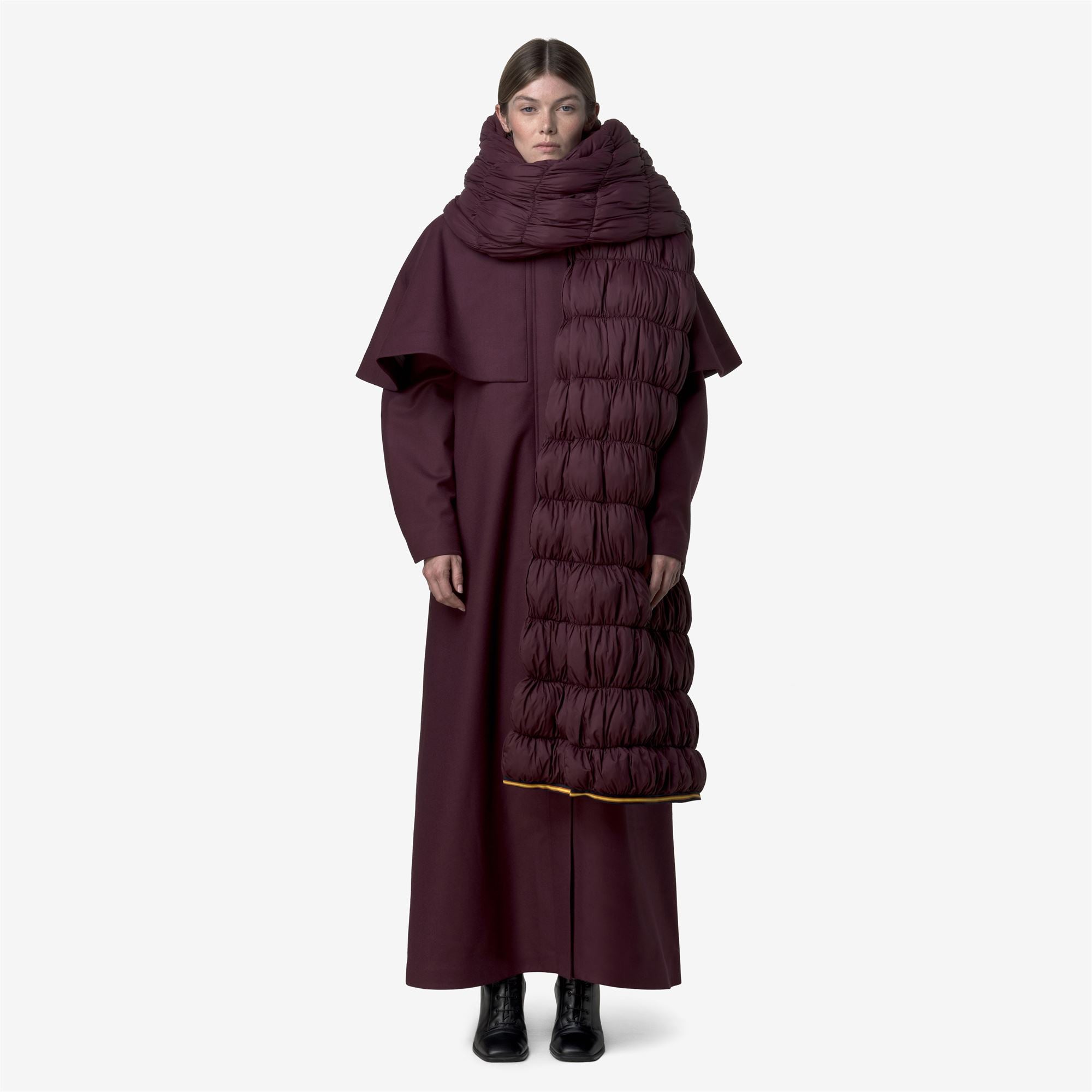 k-way-souffle-maxi-tech-warm-charpe-unisexe-red-dk-amaranto image 1
