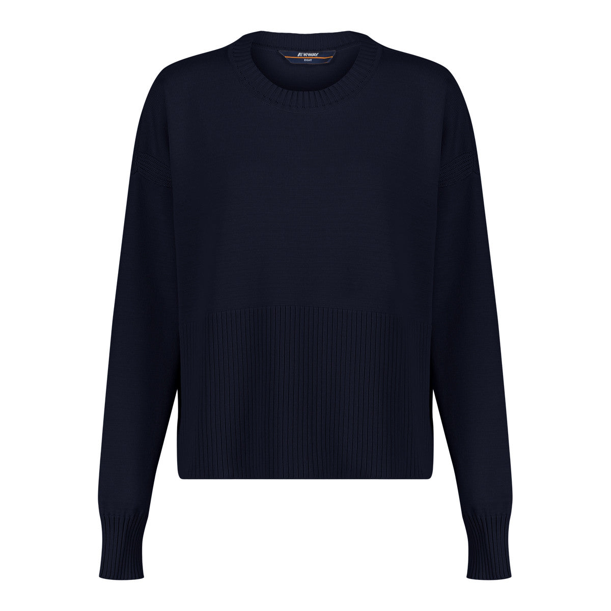 k-way-maryne-pull-over-maille-femme-blue-depth image 1