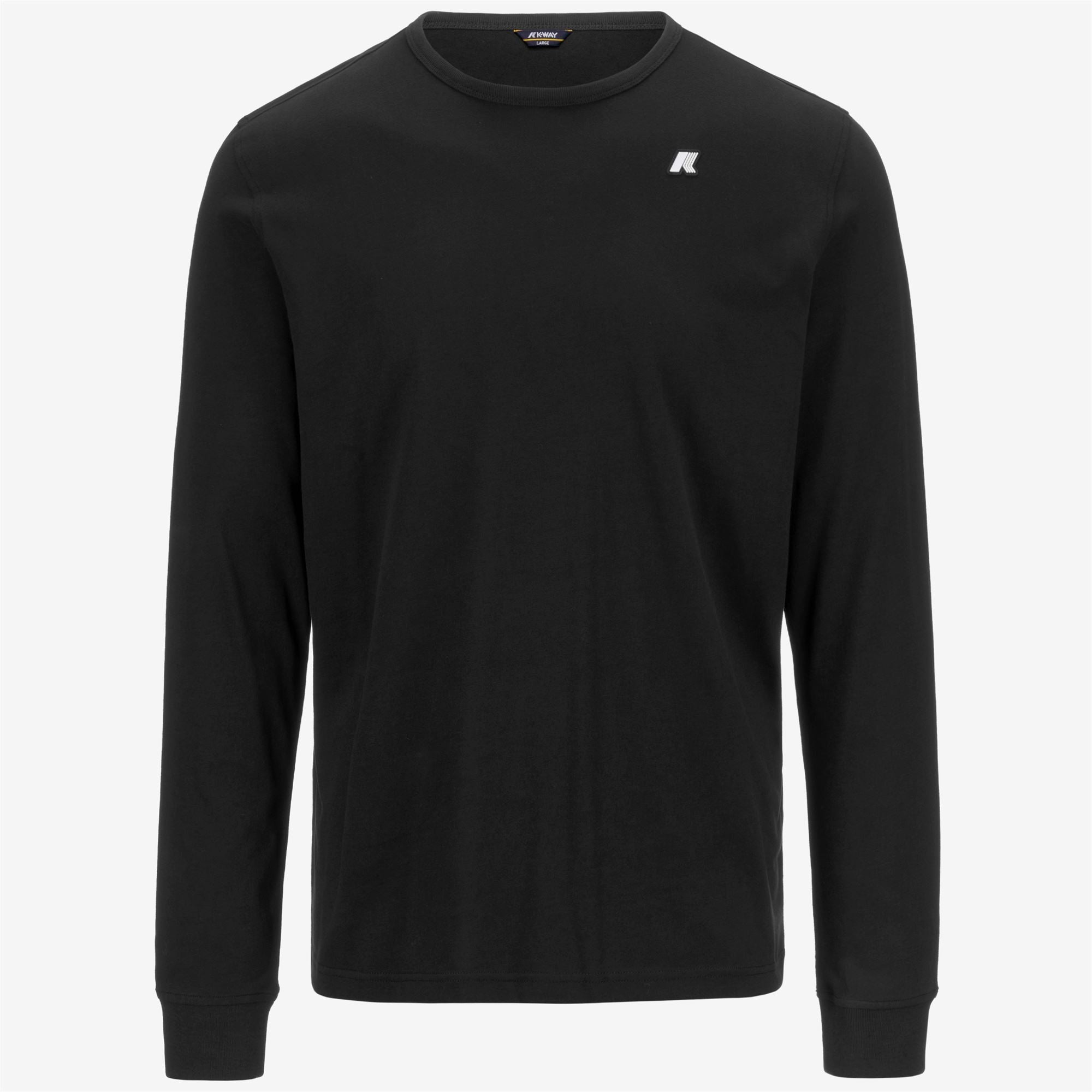 k-way-elmer-js-peach-t-shirt-manches-longues-homme-black-pure image 5