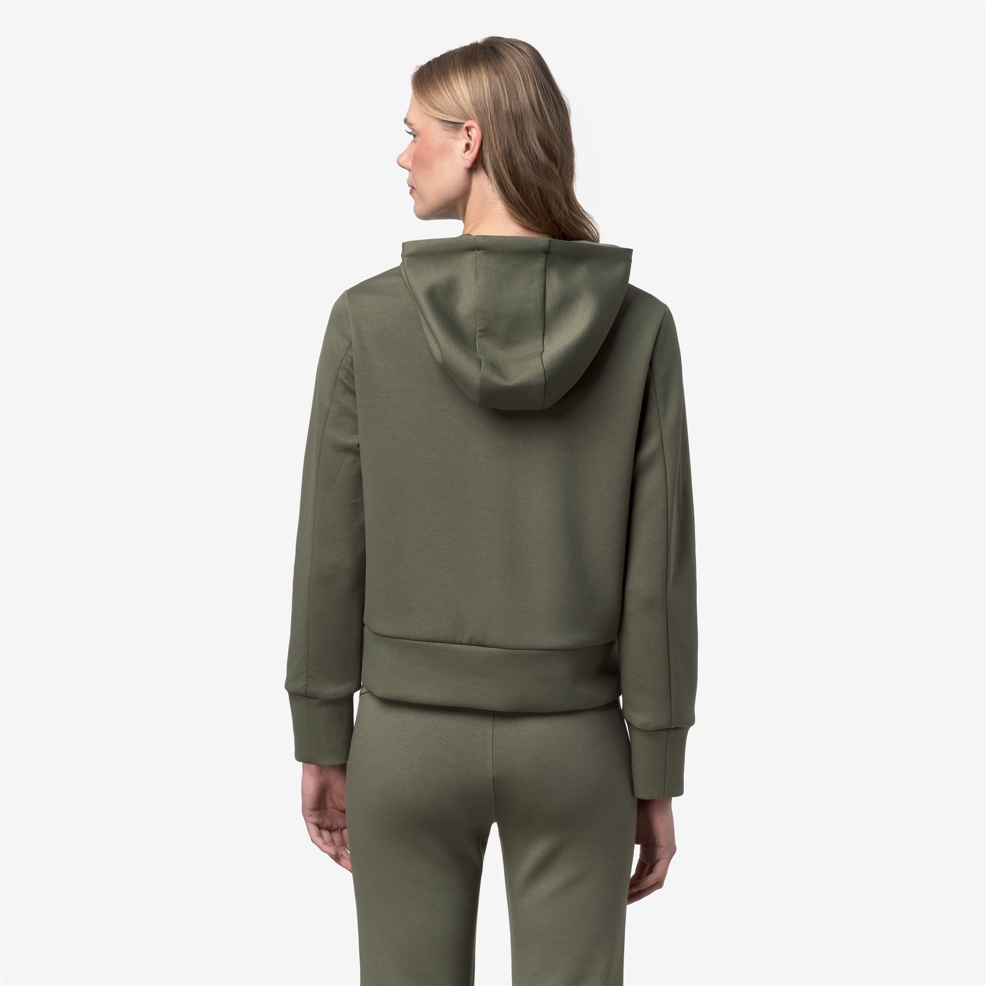 k-way-divine-light-spacer-veste-polaire-femme-green-lichen image 3