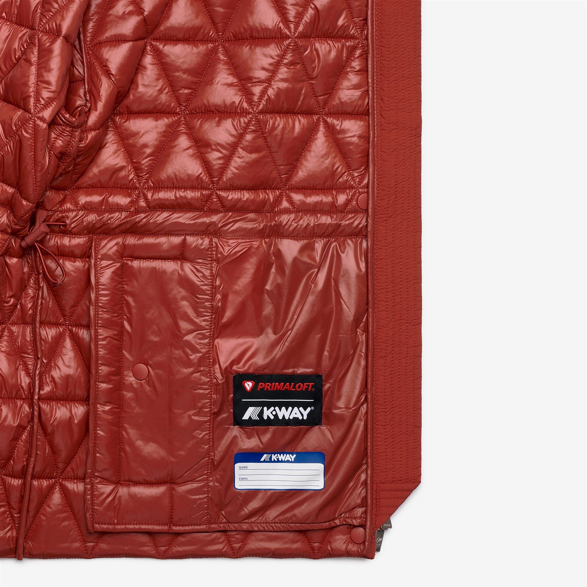k-way-selene-diamond-quilted-warm-veste-mi-longue-femme-red-dk-chili image 6
