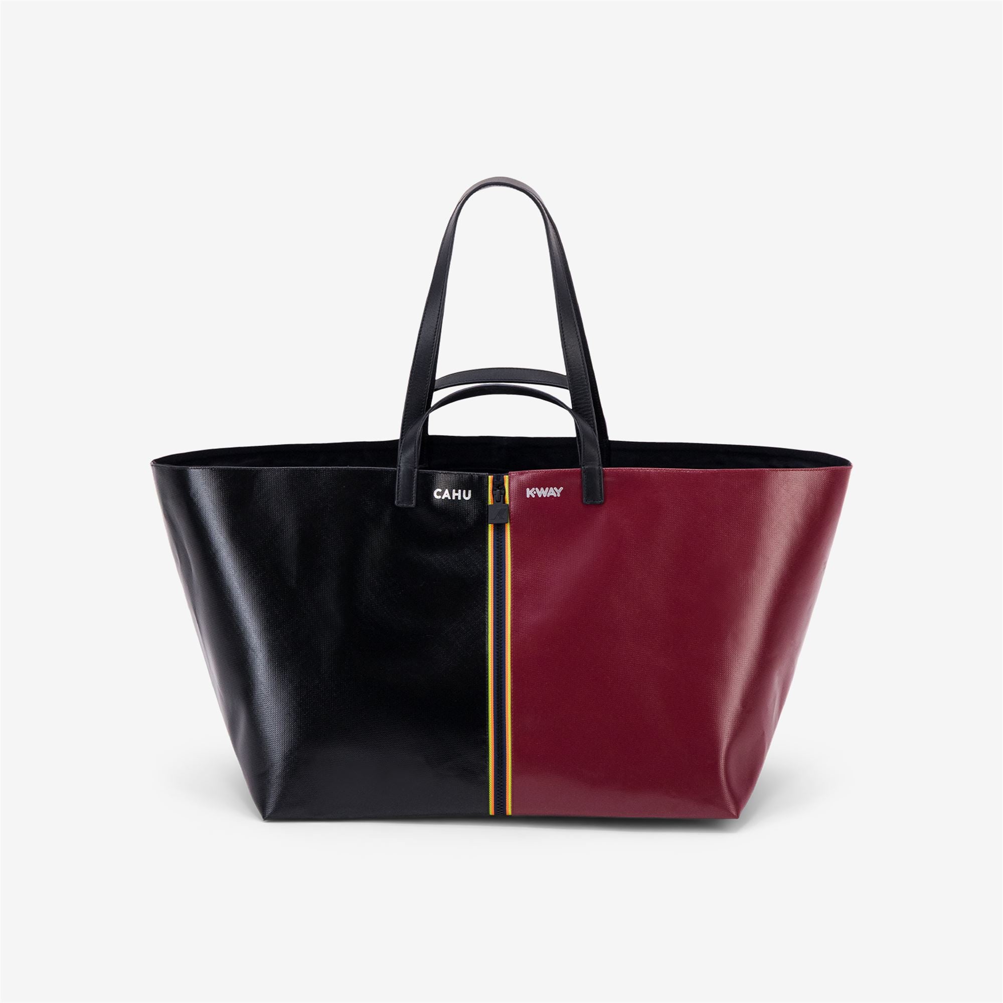 k-way-pratique-large-sac-fourre-tout-unisexe-black-red-dk-amaranto image 1